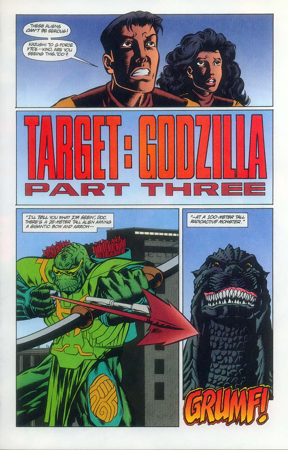 Read online Godzilla (1995) comic -  Issue #7 - 4
