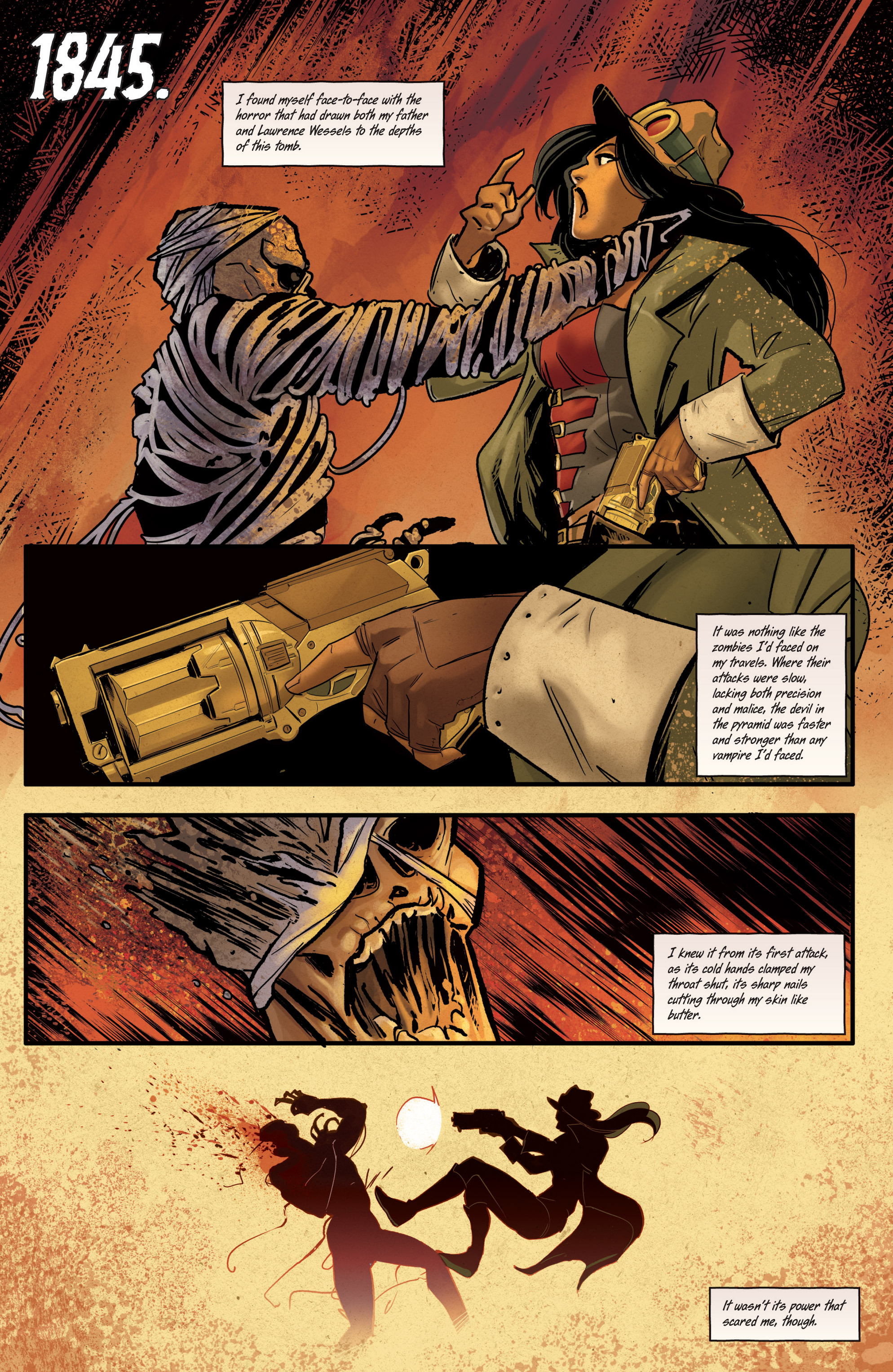 Read online Van Helsing vs The Mummy of Amun-Ra comic -  Issue #3 - 11