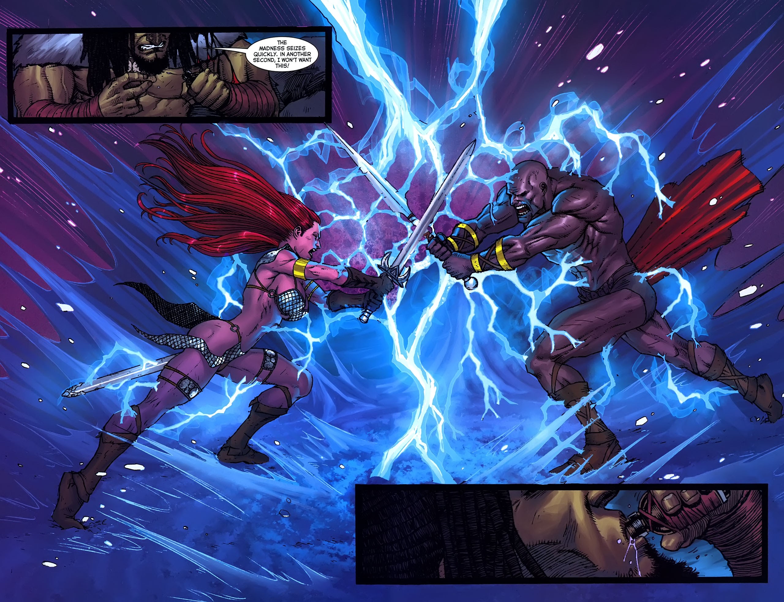 Read online Sword of Red Sonja: Doom of the Gods comic -  Issue #3 - 21