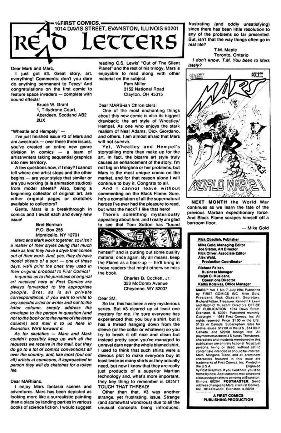 Read online Mars comic -  Issue #7 - 2