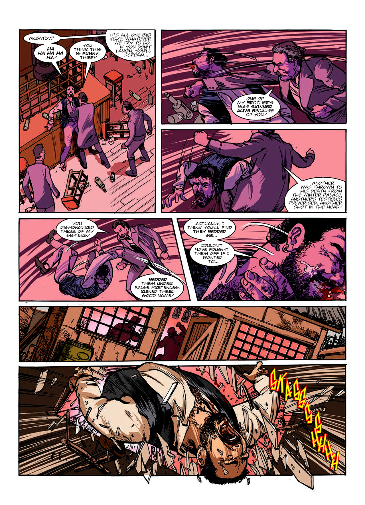 Read online Nikolai Dante comic -  Issue # TPB 10 - 136