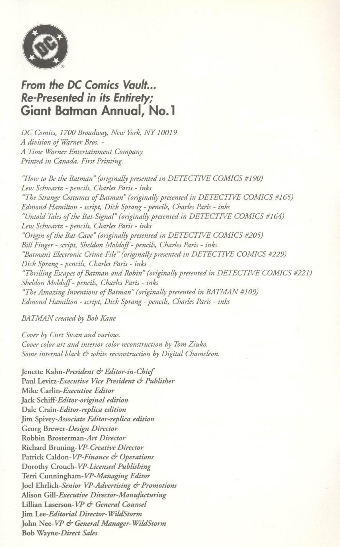 Read online Batman (1940) comic -  Issue # _Annual 1 - 3