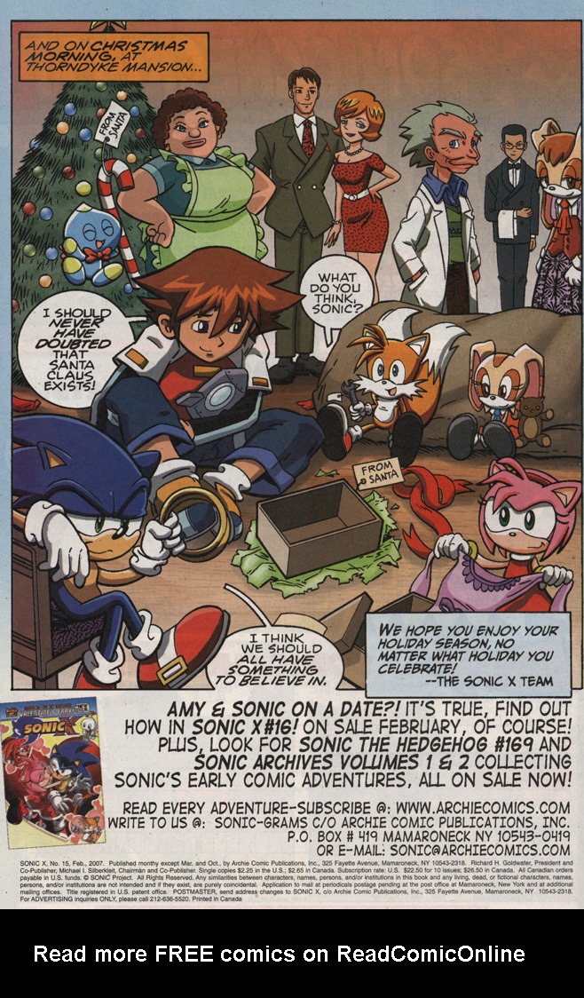 Read online Sonic X comic -  Issue #15 - 34