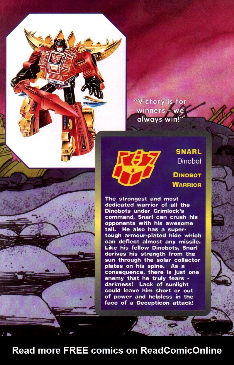 Read online Transformers: Generation 2 (1994) comic -  Issue #4 - 17