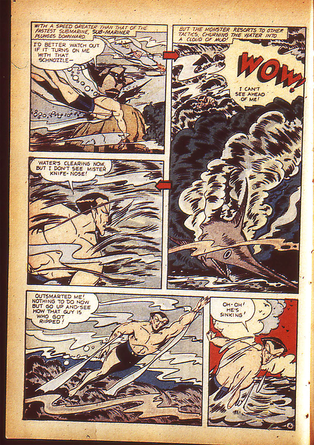 Read online Sub-Mariner Comics comic -  Issue #10 - 7