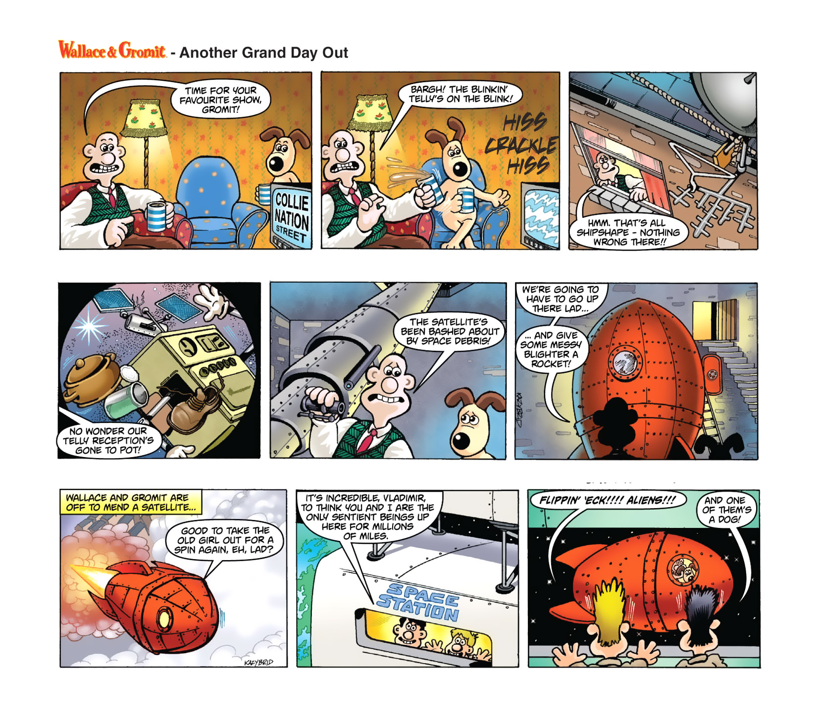Read online Wallace & Gromit Dailies comic -  Issue #6 - 6