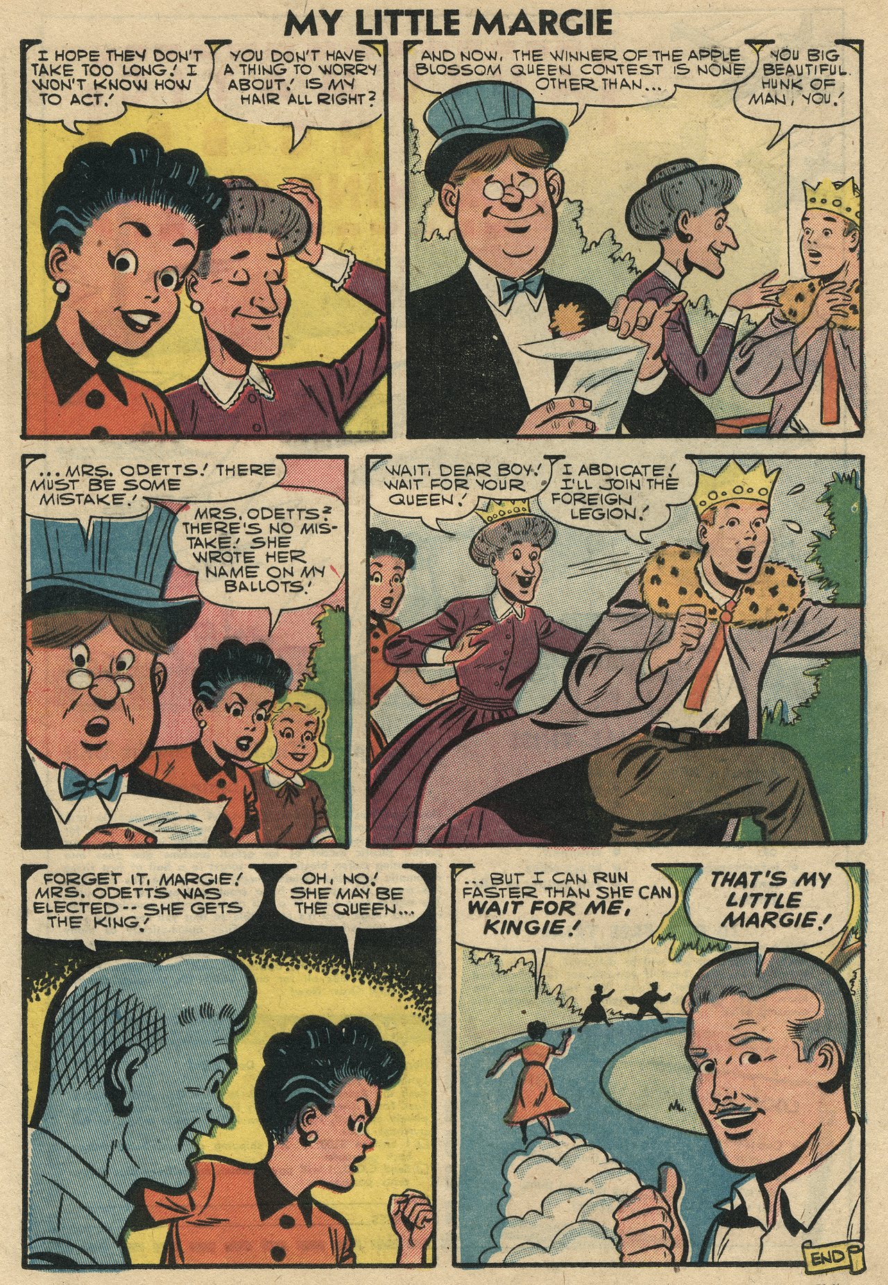 Read online My Little Margie (1954) comic -  Issue #17 - 21