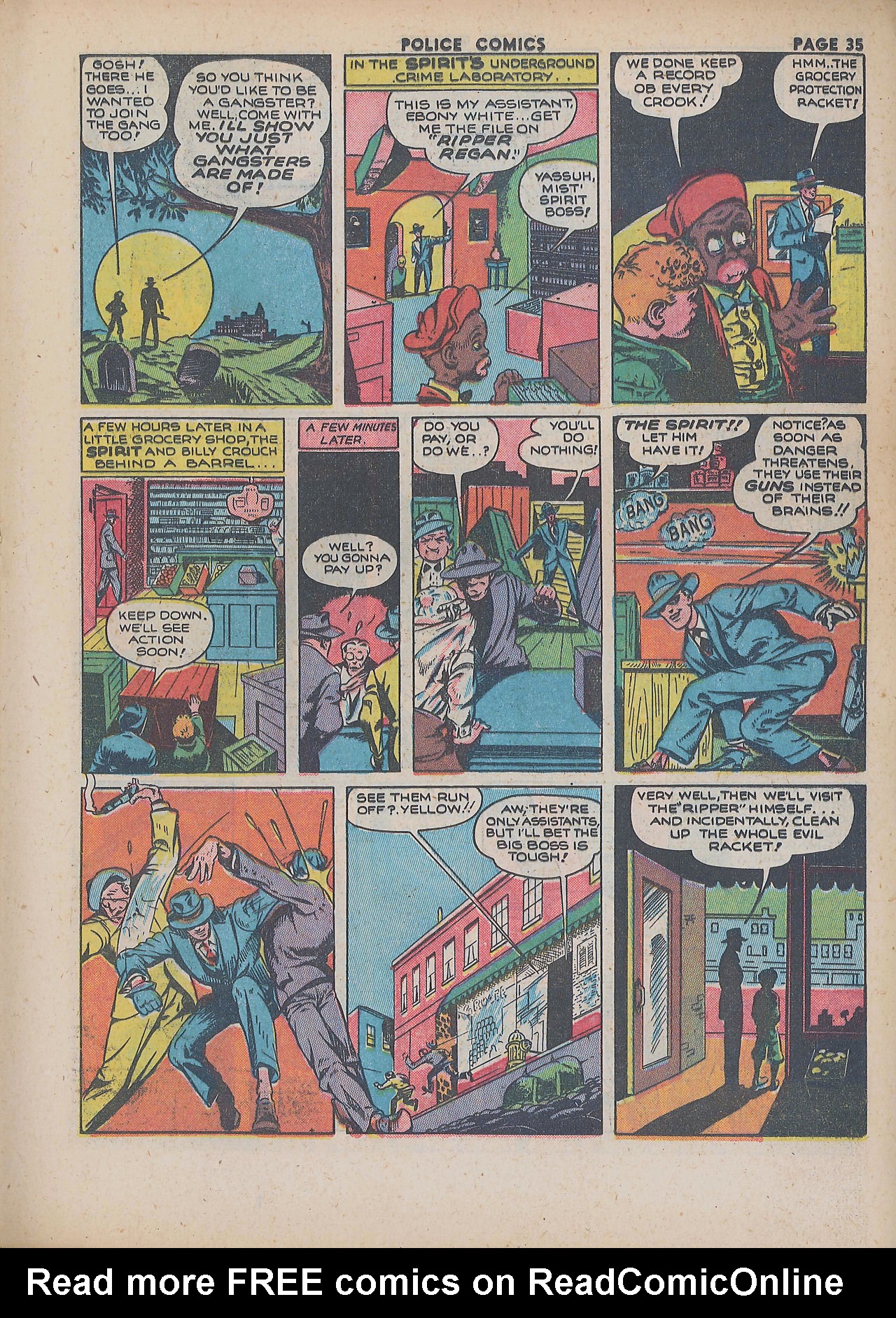 Read online Police Comics comic -  Issue #17 - 37