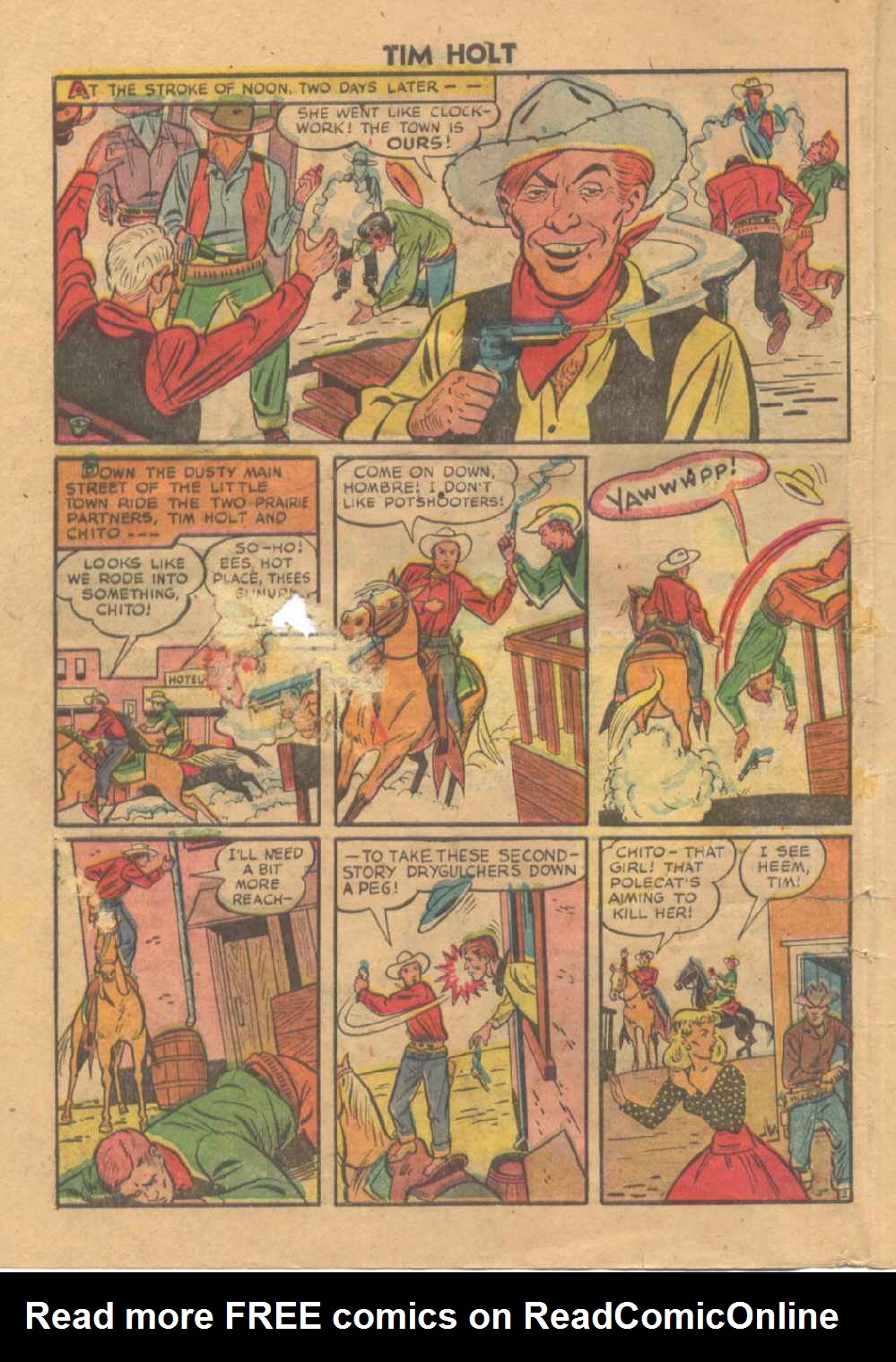 Read online Tim Holt comic -  Issue #6 - 28