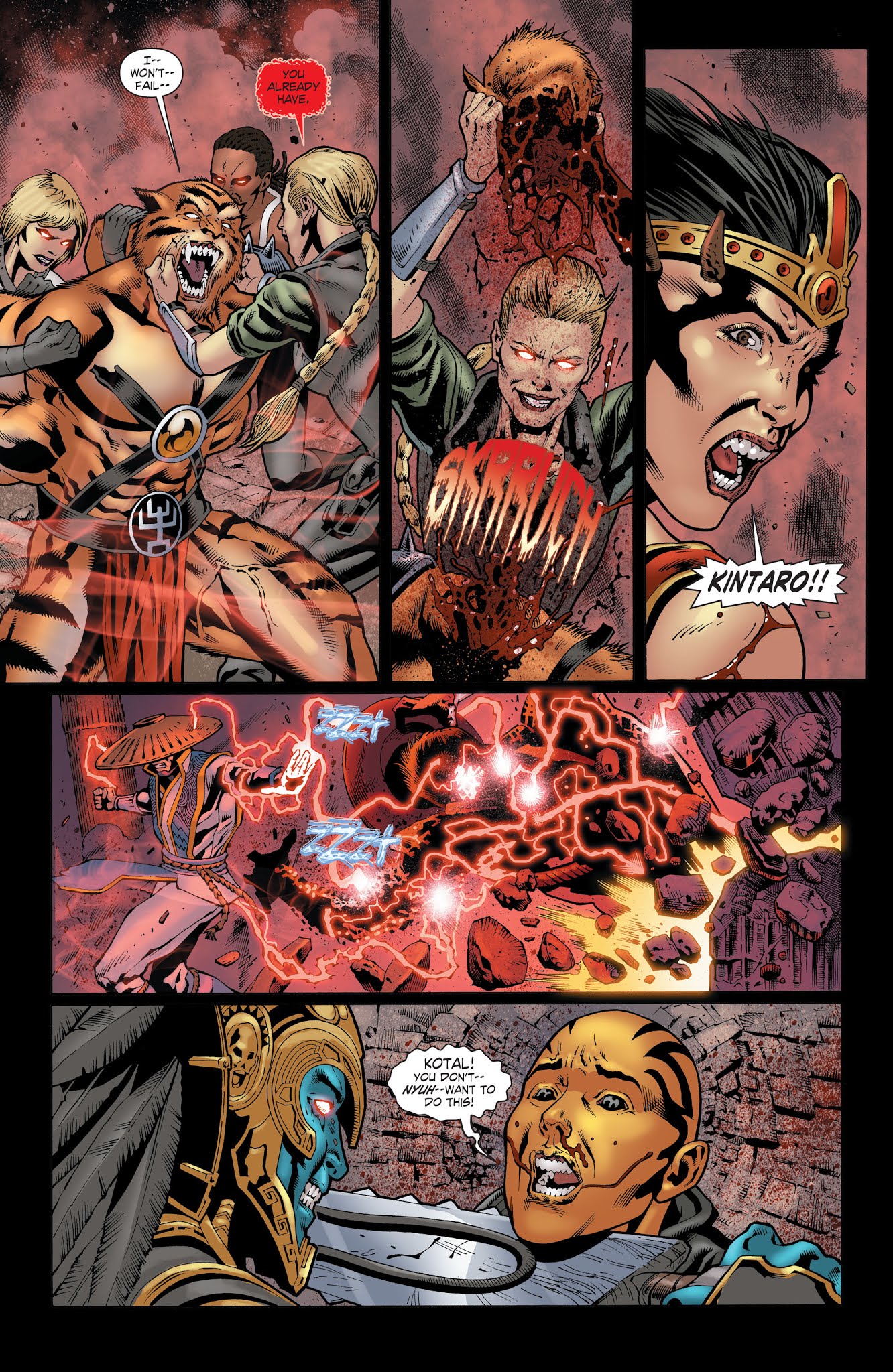 Read online Mortal Kombat X [I] comic -  Issue # _TPB 3 - 89