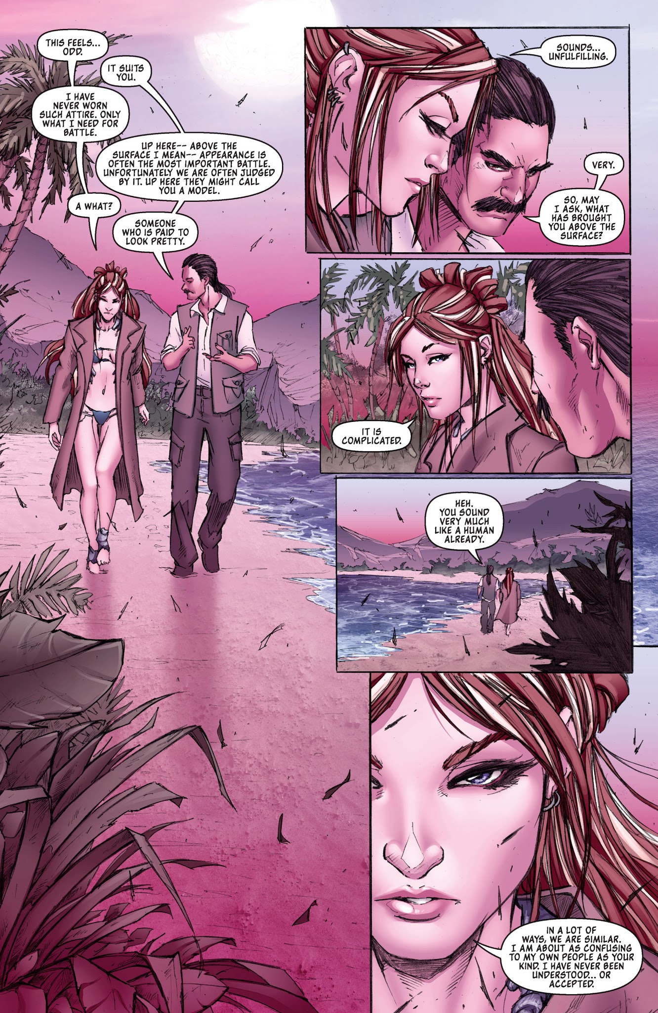 Read online Michael Turner's Fathom: Kiani (2014) comic -  Issue #1 - 12