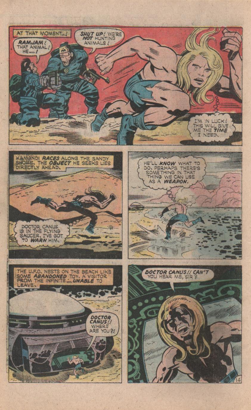 Read online Kamandi, The Last Boy On Earth comic -  Issue #32 - 16