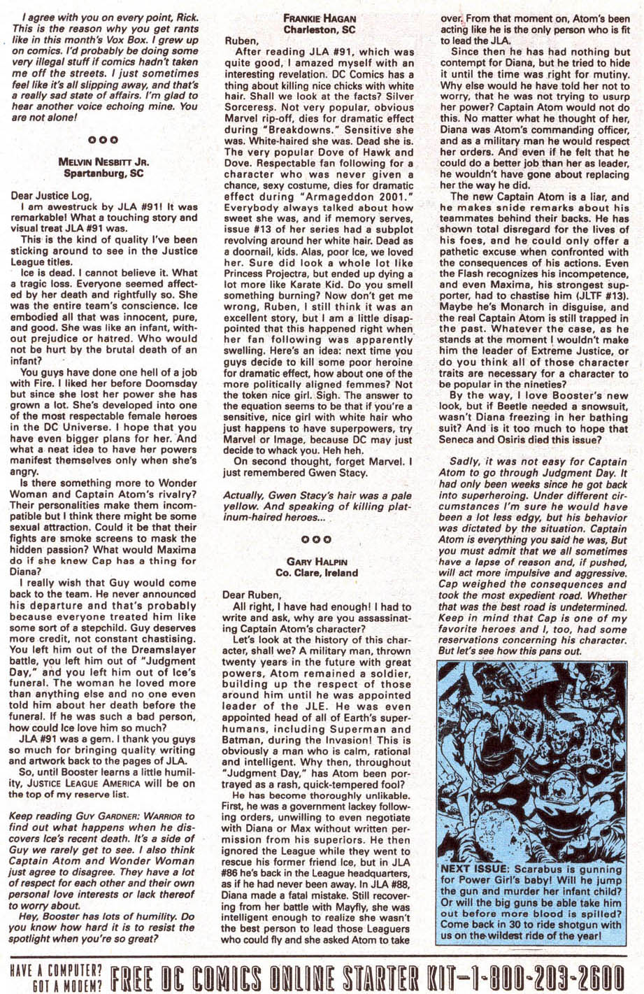 Read online Justice League America comic -  Issue #93 - 25