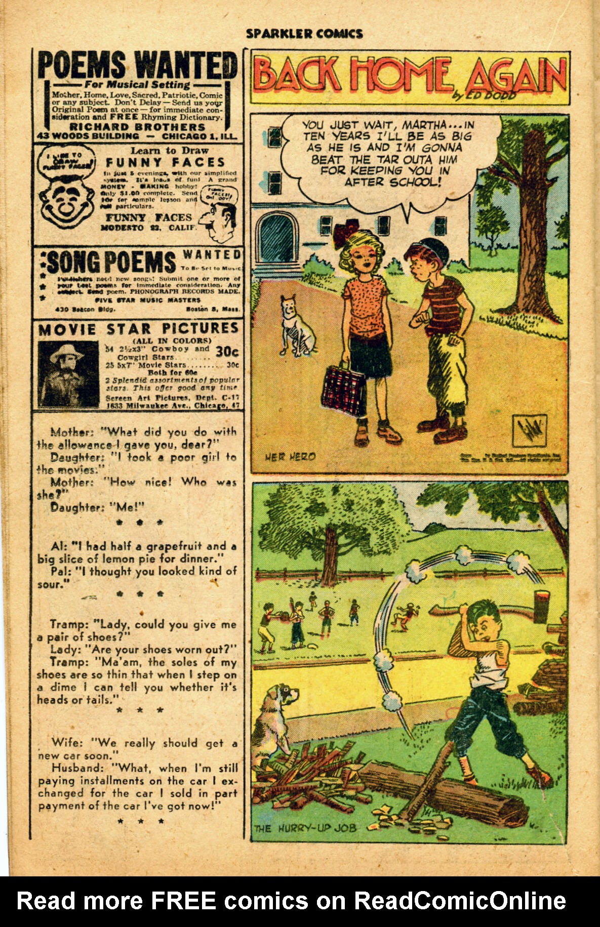 Read online Sparkler Comics comic -  Issue #50 - 26