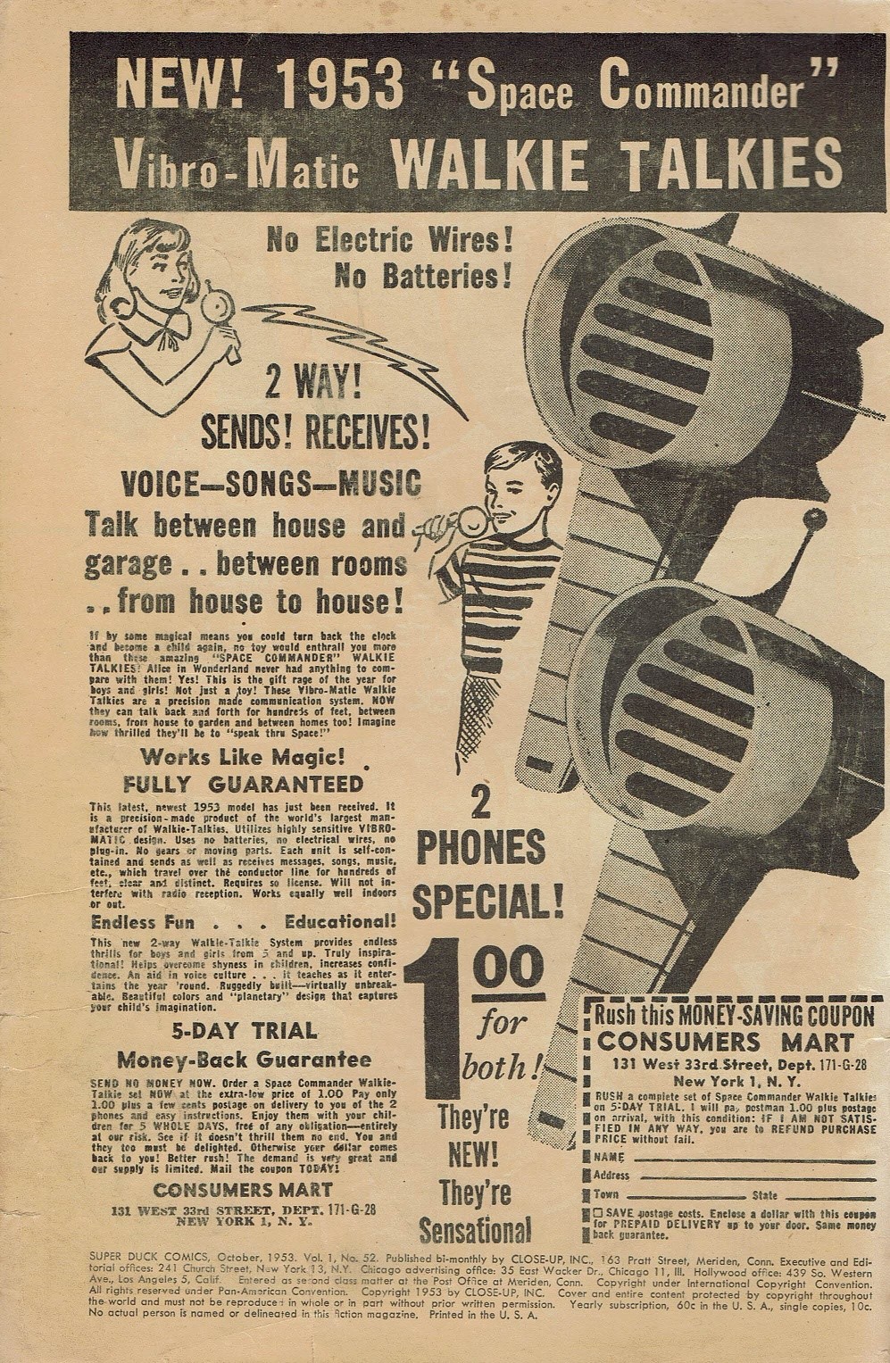 Read online Super Duck Comics comic -  Issue #52 - 2