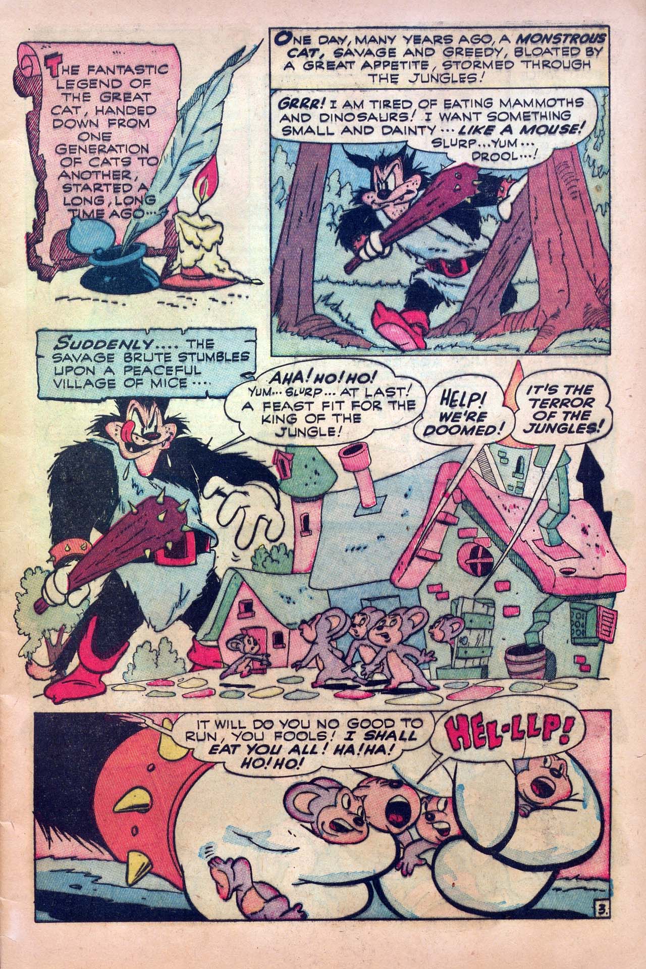 Read online Paul Terry's Mighty Mouse Comics comic -  Issue #4 - 5