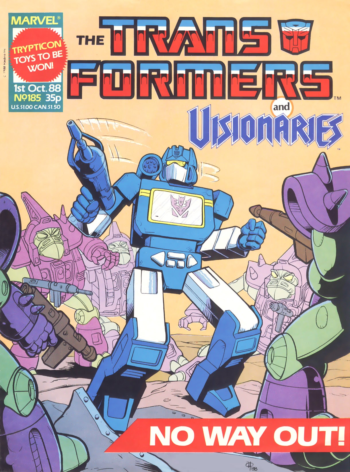 Read online The Transformers (UK) comic -  Issue #185 - 1