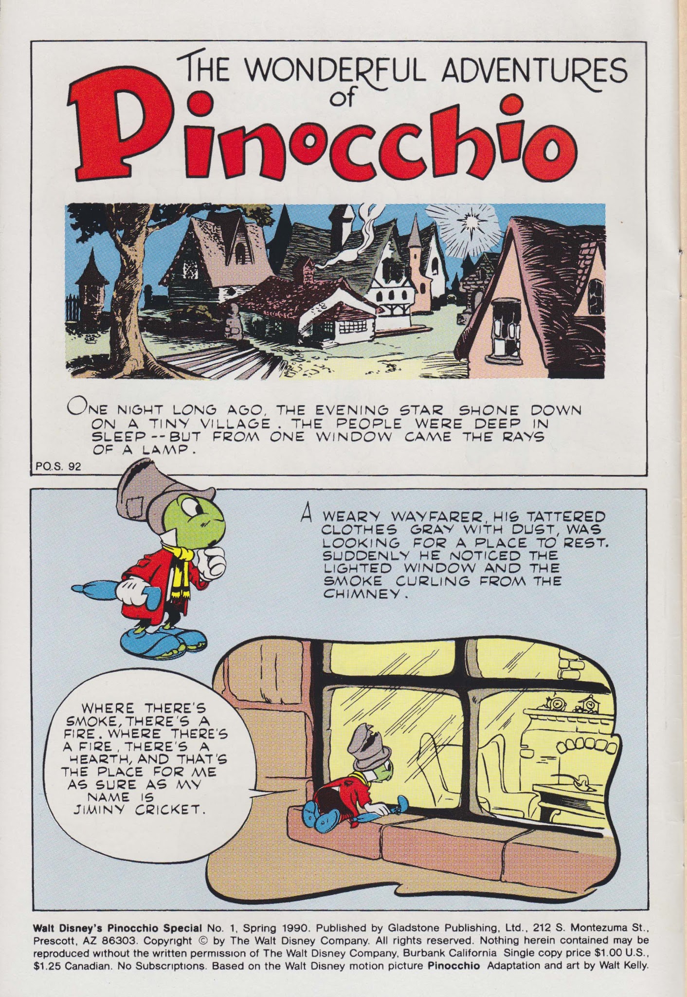 Read online Walt Disney's Pinocchio Special comic -  Issue # Full - 2