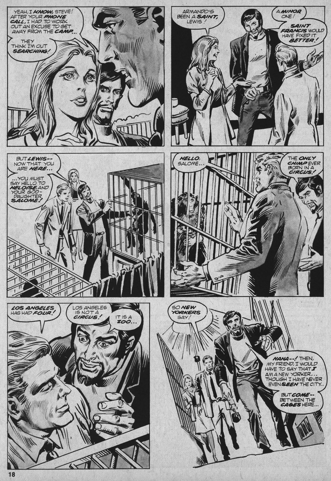 Read online Planet of the Apes comic -  Issue #16 - 18