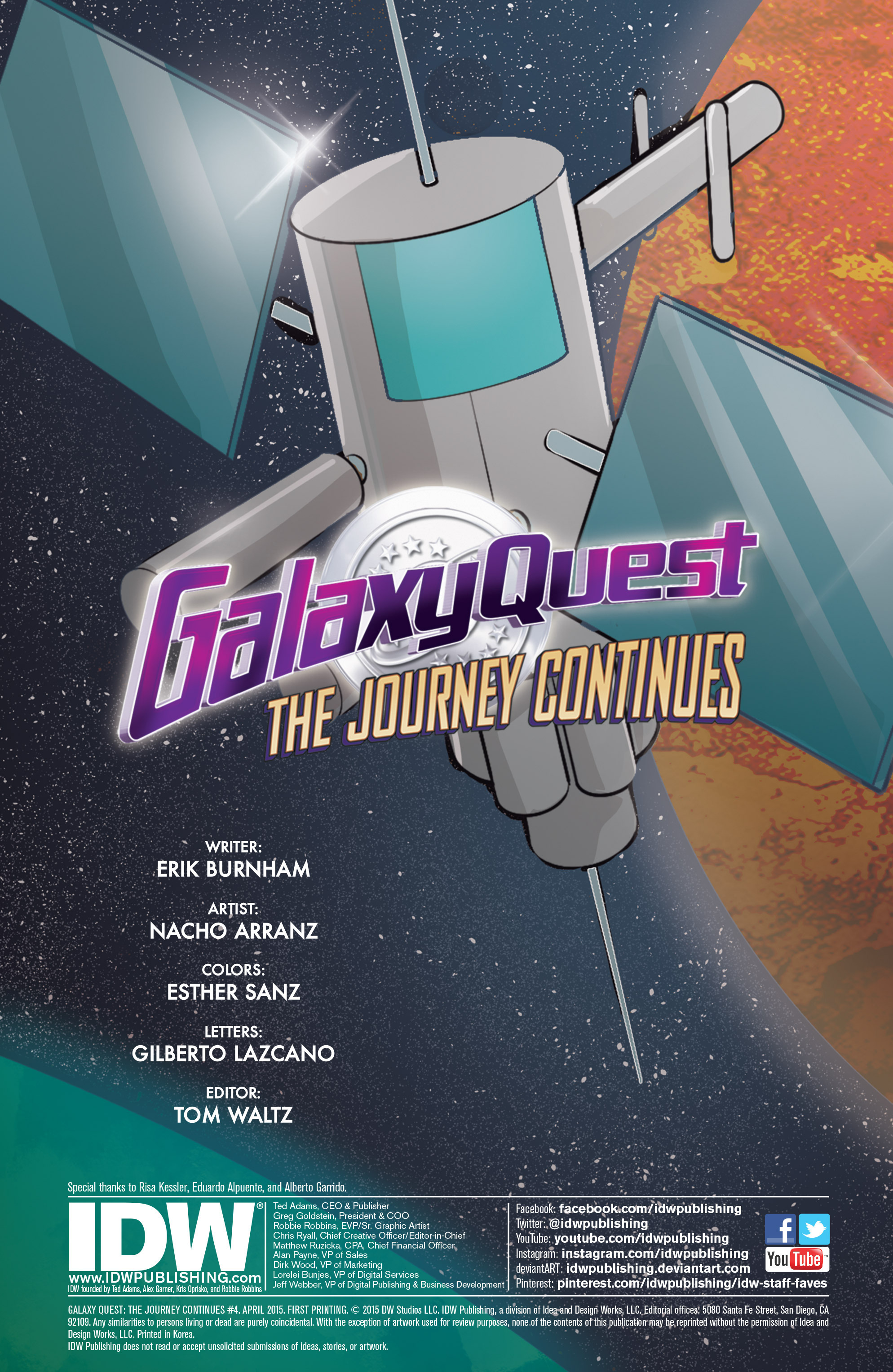 Read online Galaxy Quest: The Journey Continues comic -  Issue #4 - 2