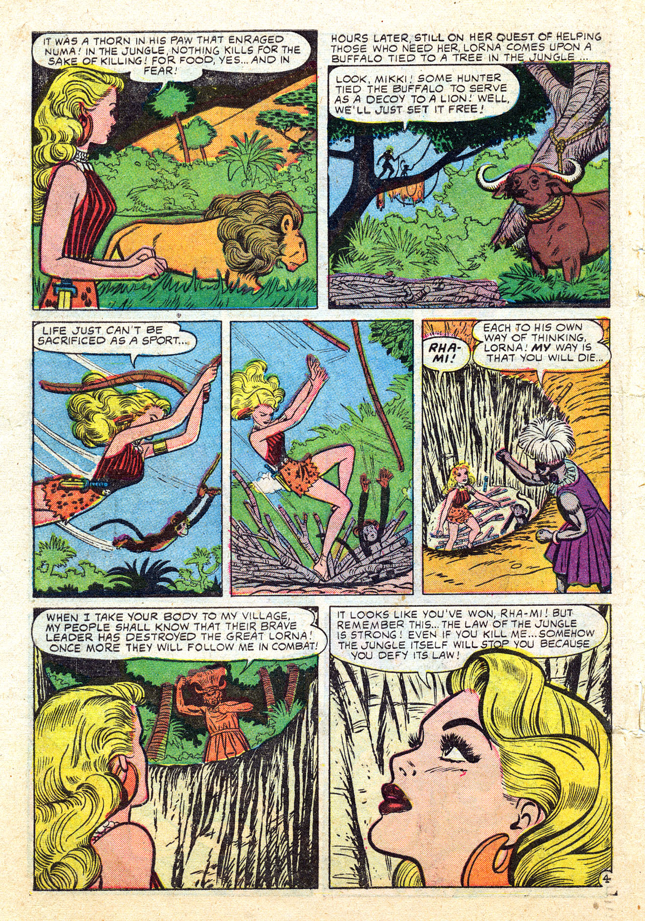 Read online Lorna, The Jungle Girl comic -  Issue #18 - 6