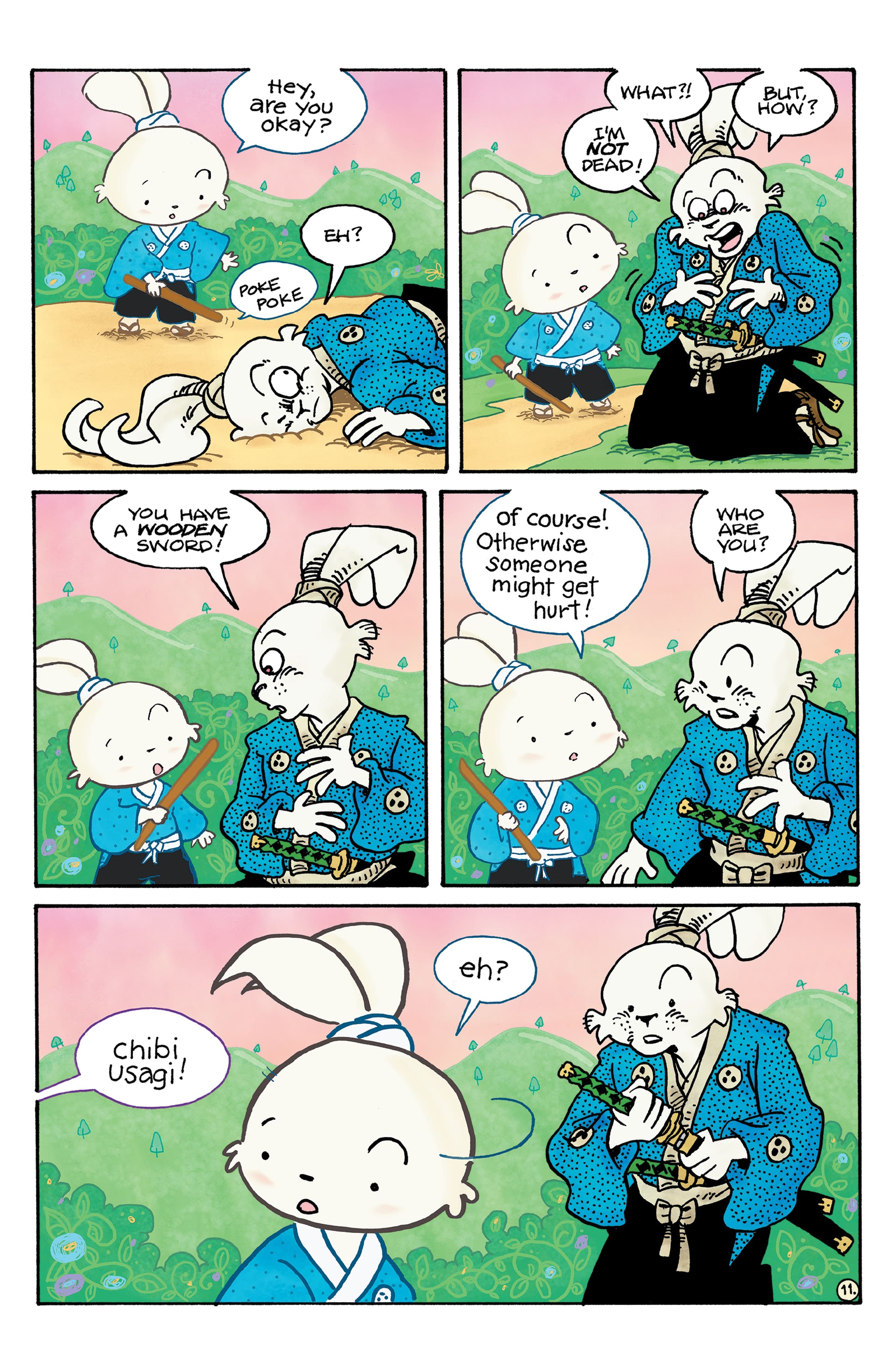 Read online Chibi-Usagi: Attack of the Heebie Chibis comic -  Issue # TPB - 133