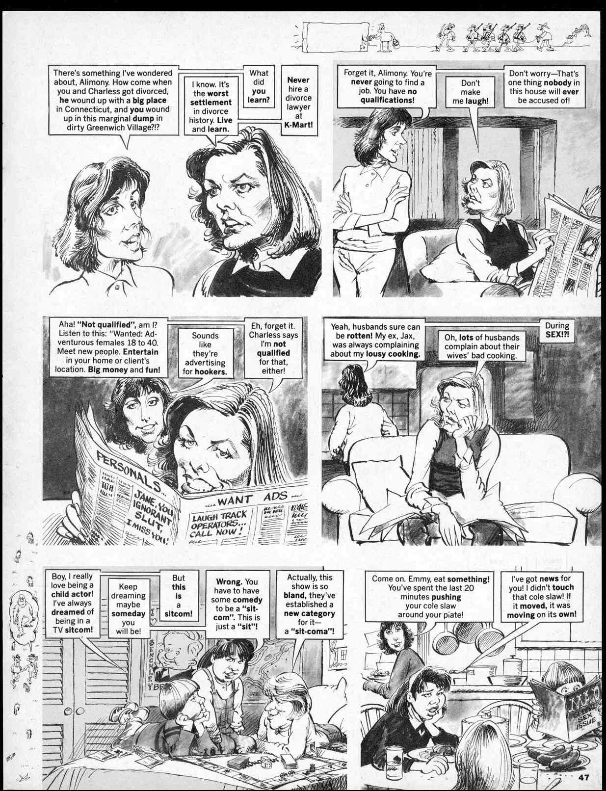 Read online MAD comic -  Issue #257 - 49