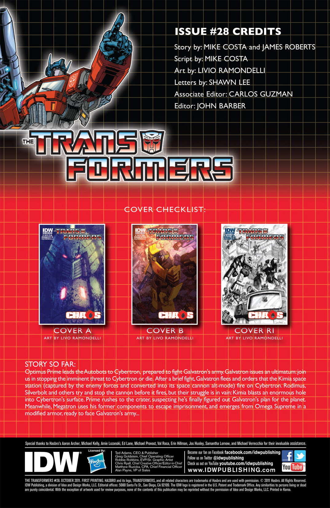 Read online The Transformers (2009) comic -  Issue #28 - 4