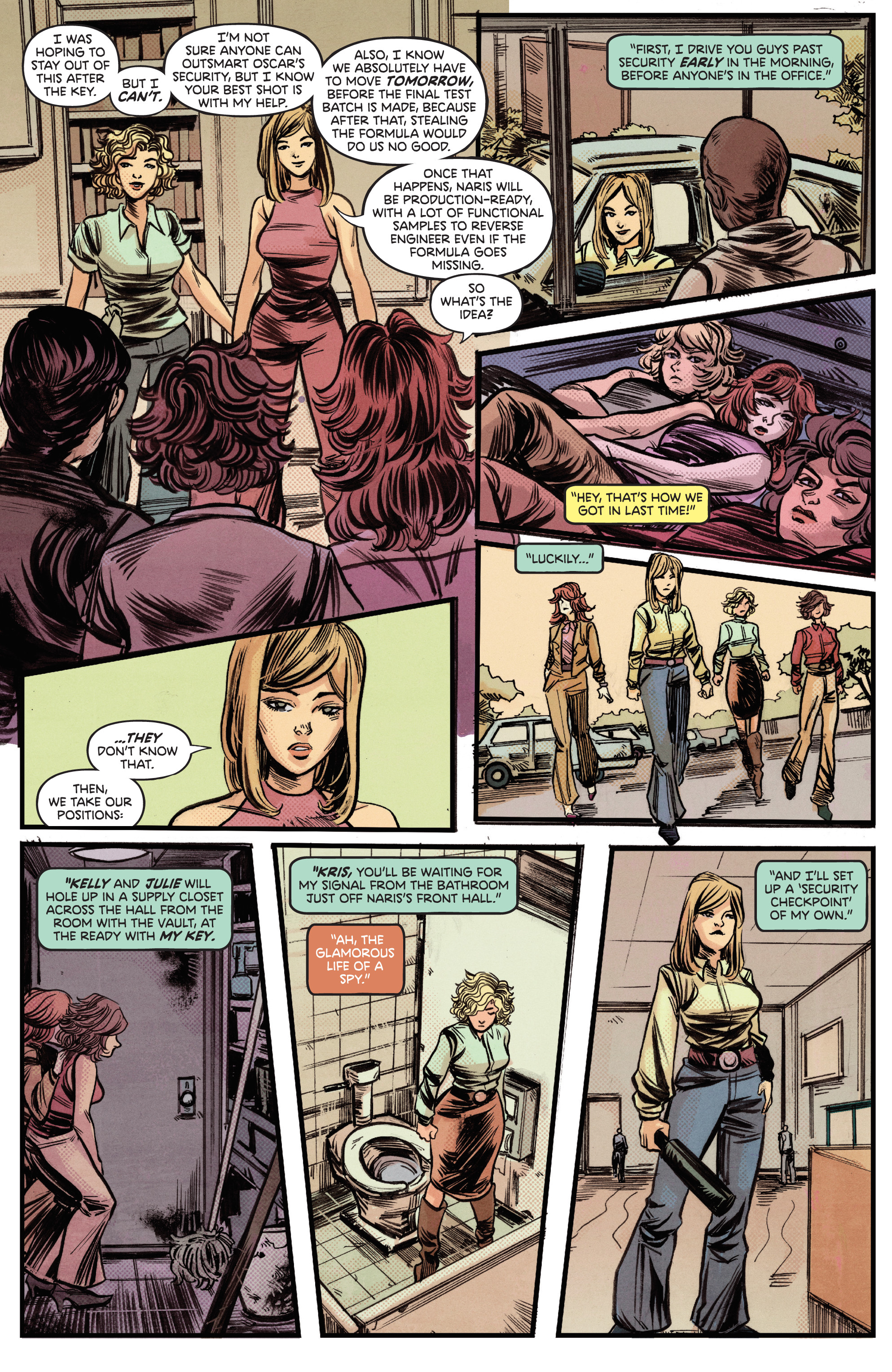 Read online Charlie's Angels vs. The Bionic Woman comic -  Issue #4 - 8