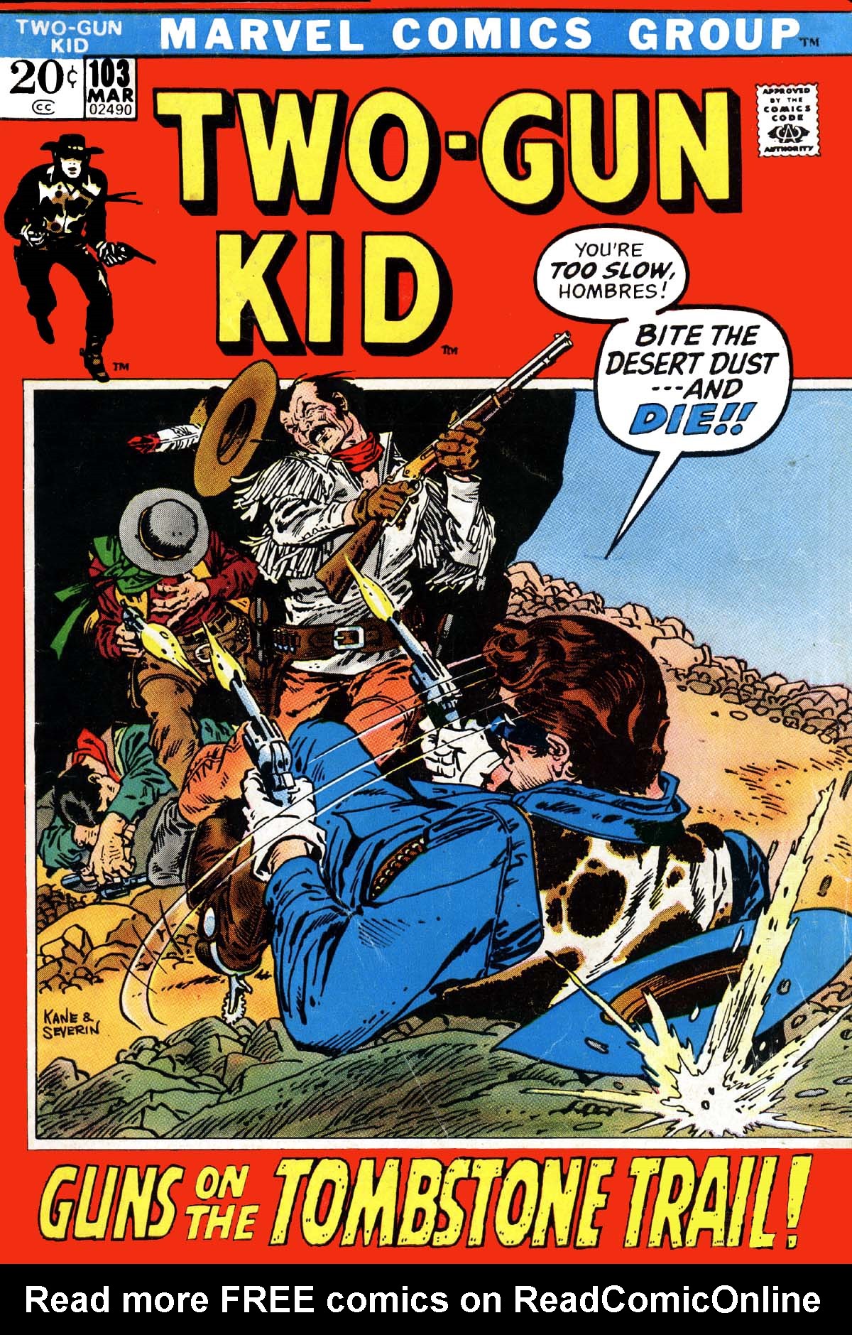 Read online Two-Gun Kid comic -  Issue #103 - 1