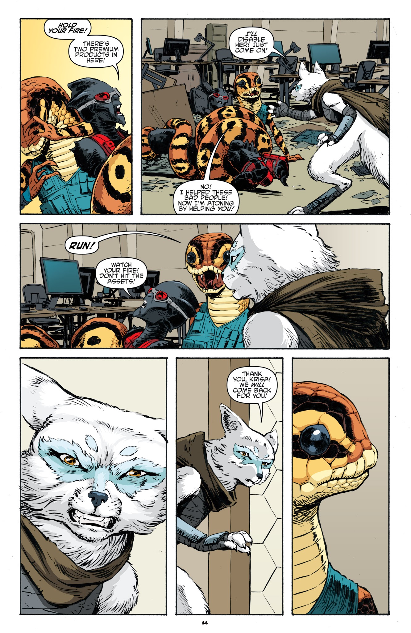 Read online Teenage Mutant Ninja Turtles Universe comic -  Issue #20 - 16