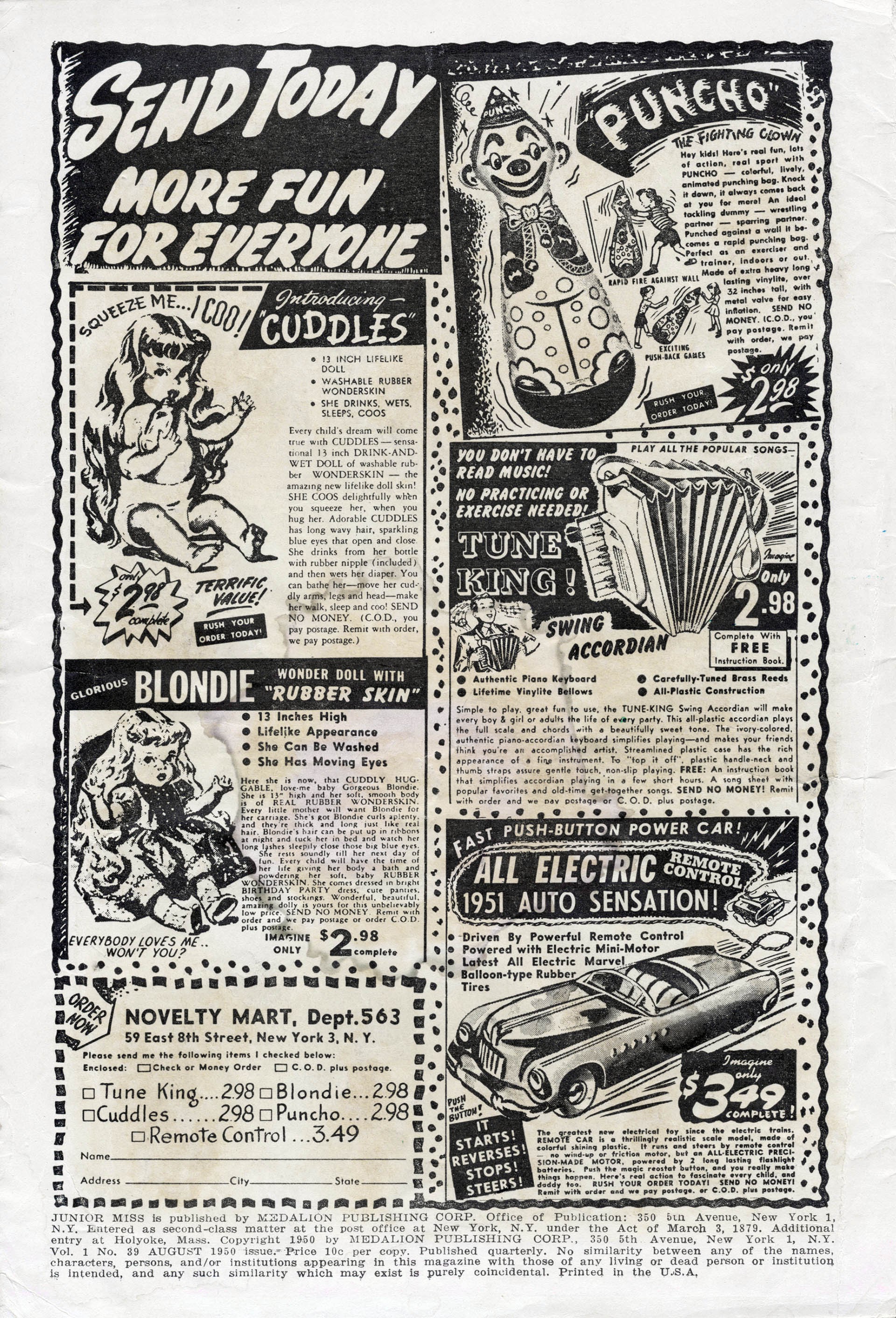 Read online Junior Miss (1947) comic -  Issue #39 - 2