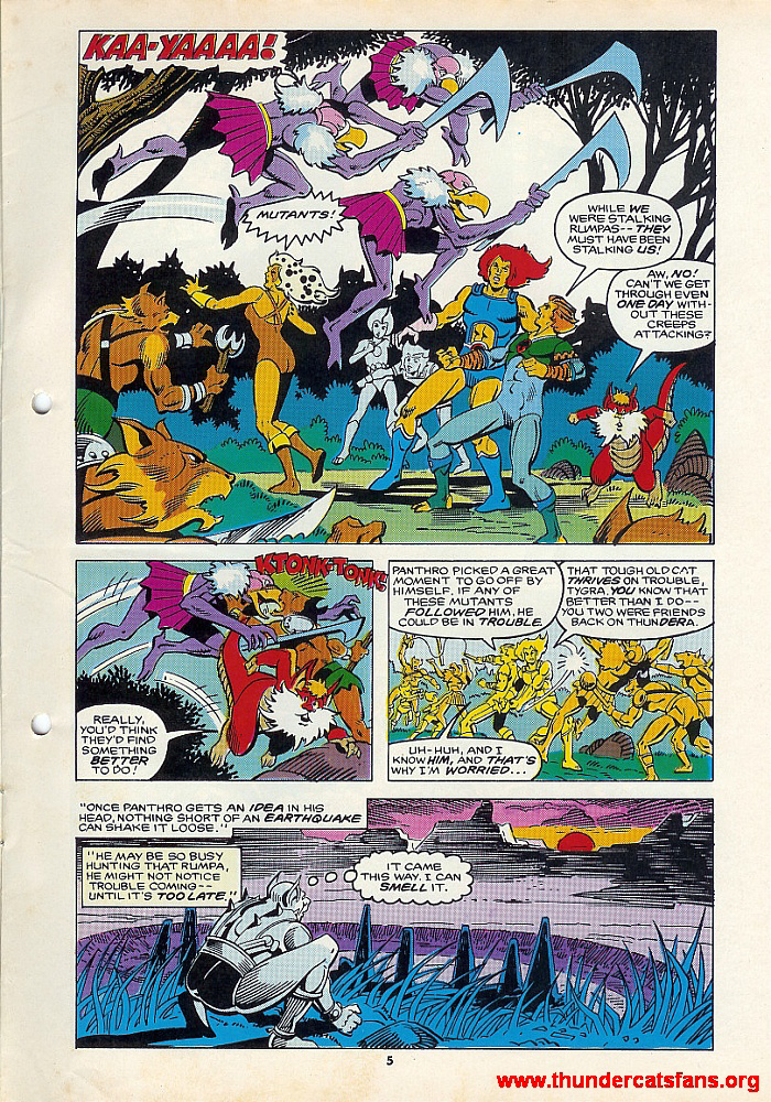 Read online ThunderCats (1987) comic -  Issue #21 - 5