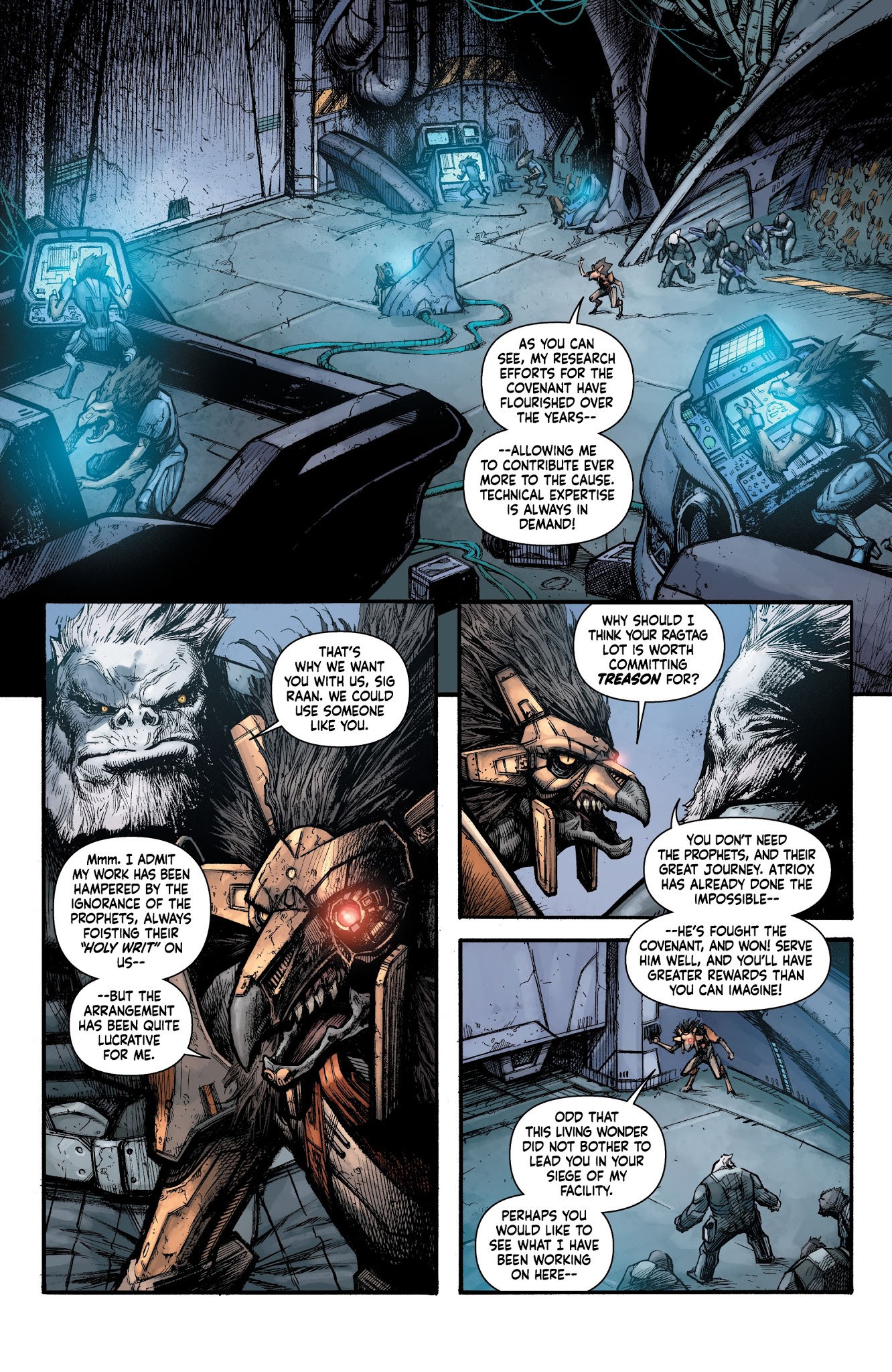 Read online Halo: Rise of Atriox comic -  Issue #3 - 11