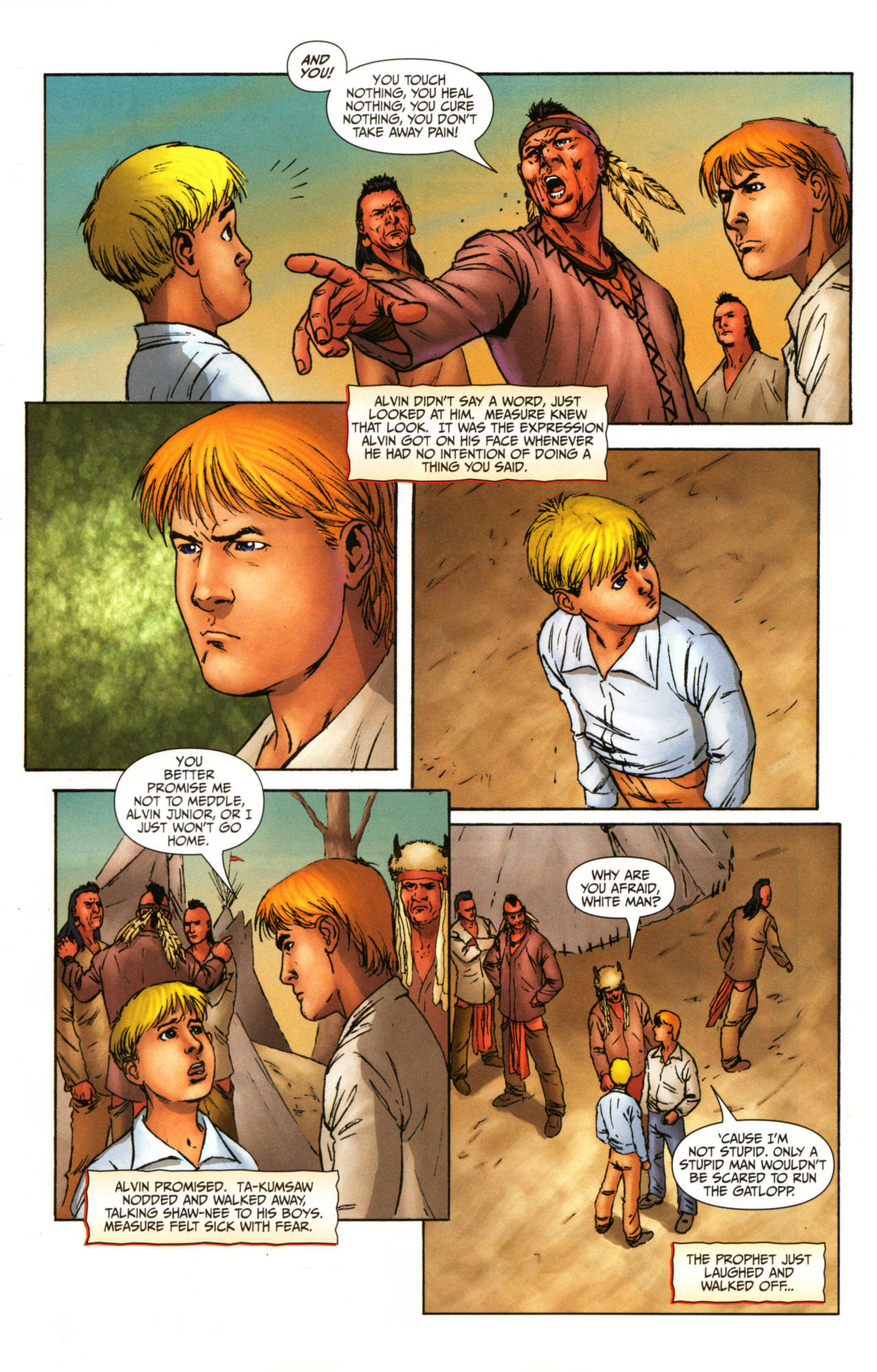 Read online Red Prophet: The Tales of Alvin Maker comic -  Issue #7 - 17