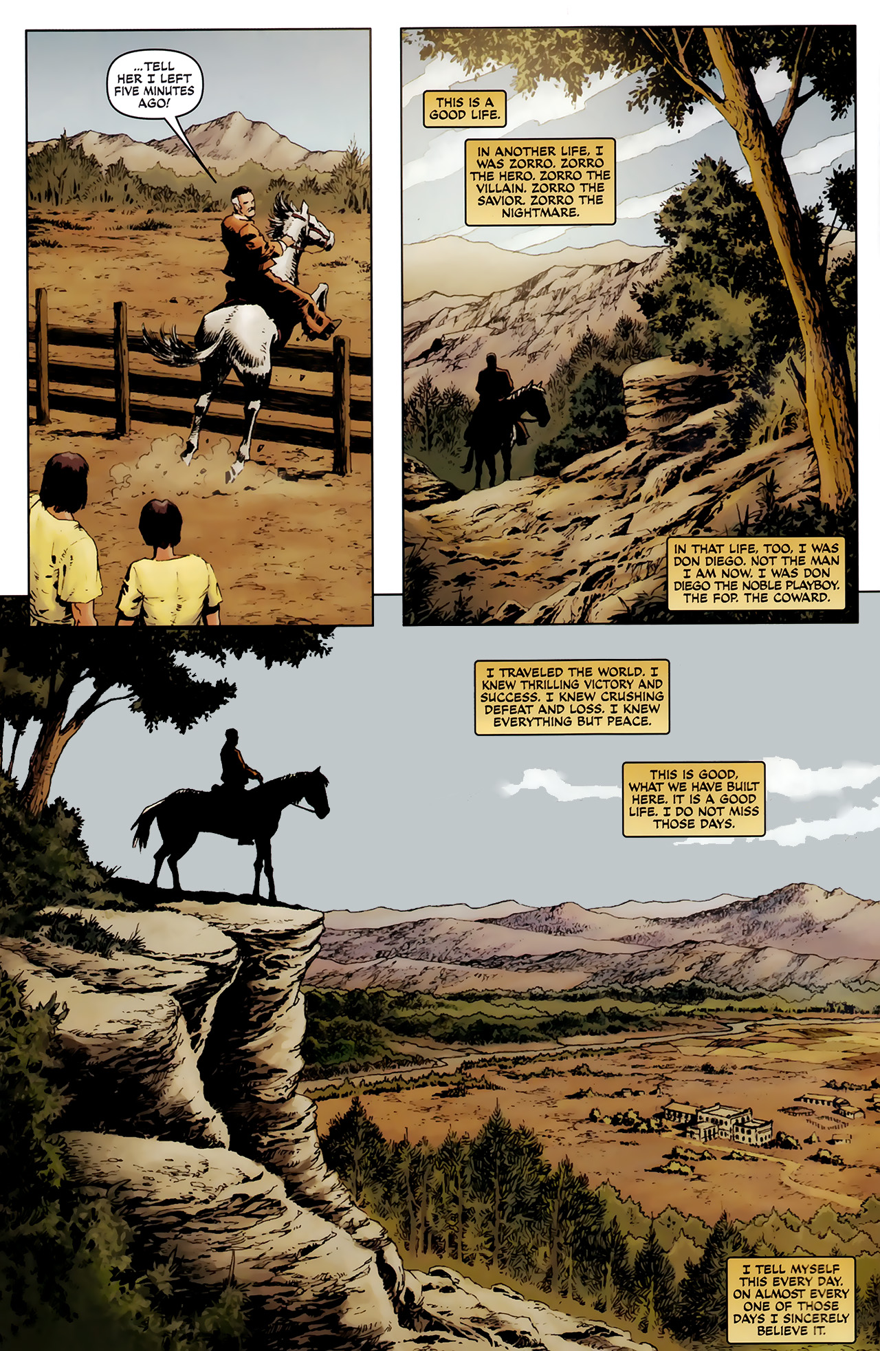 Read online The Lone Ranger & Zorro: The Death of Zorro comic -  Issue #1 - 8
