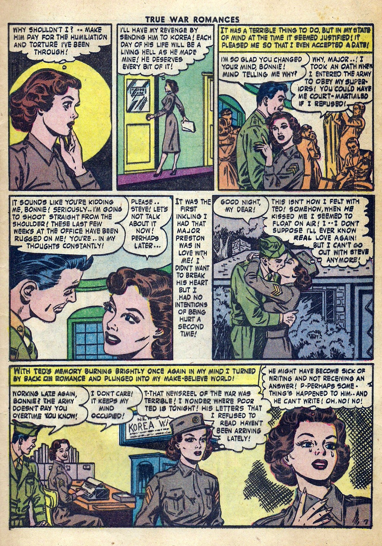 Read online True War Romances comic -  Issue #10 - 9