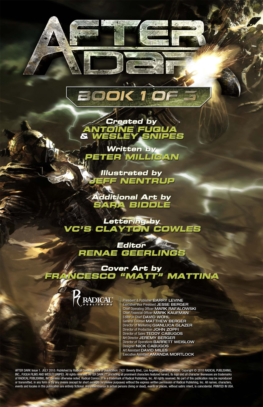 Read online After Dark comic -  Issue #1 - 2