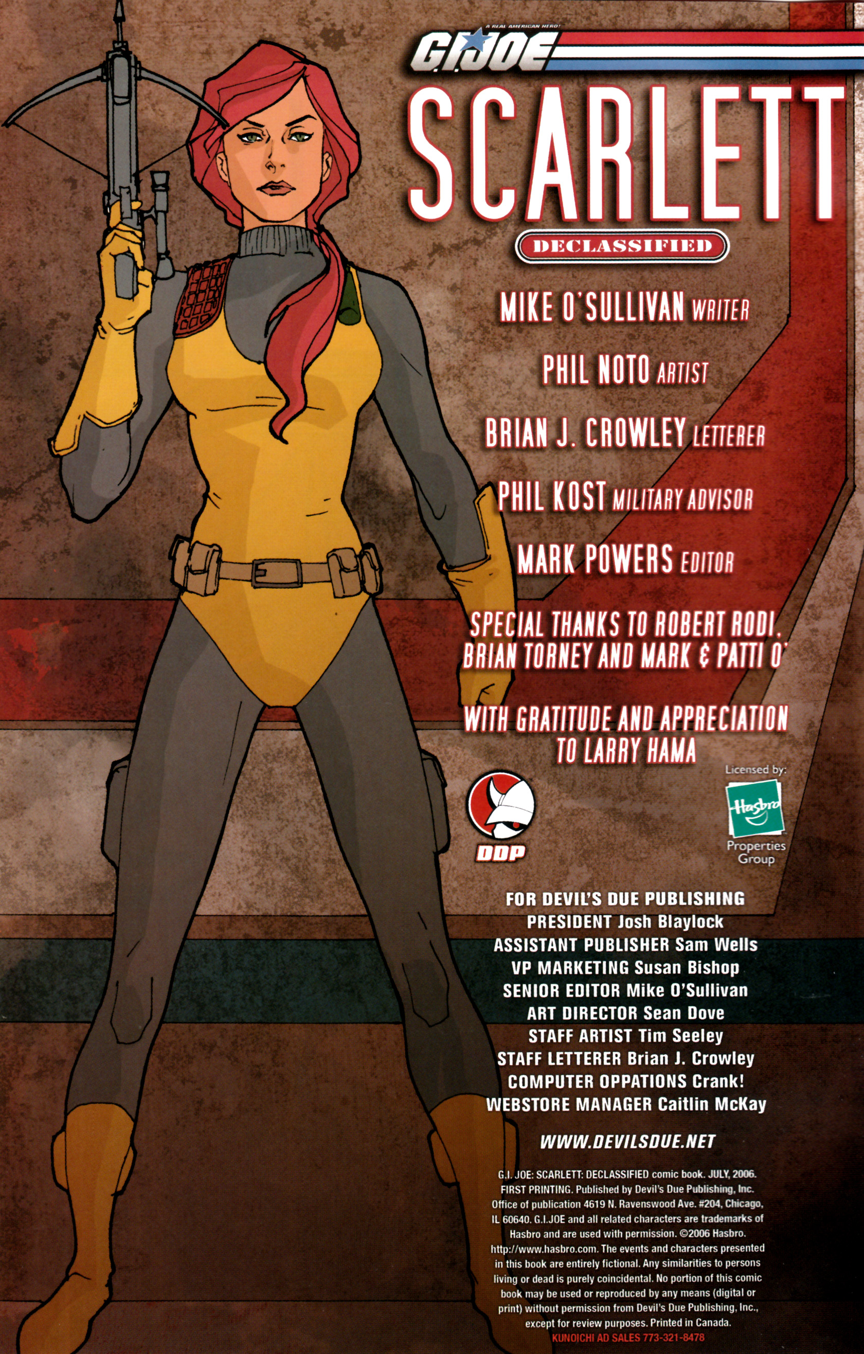 Read online G.I. Joe: Scarlett: Declassified comic -  Issue # Full - 2