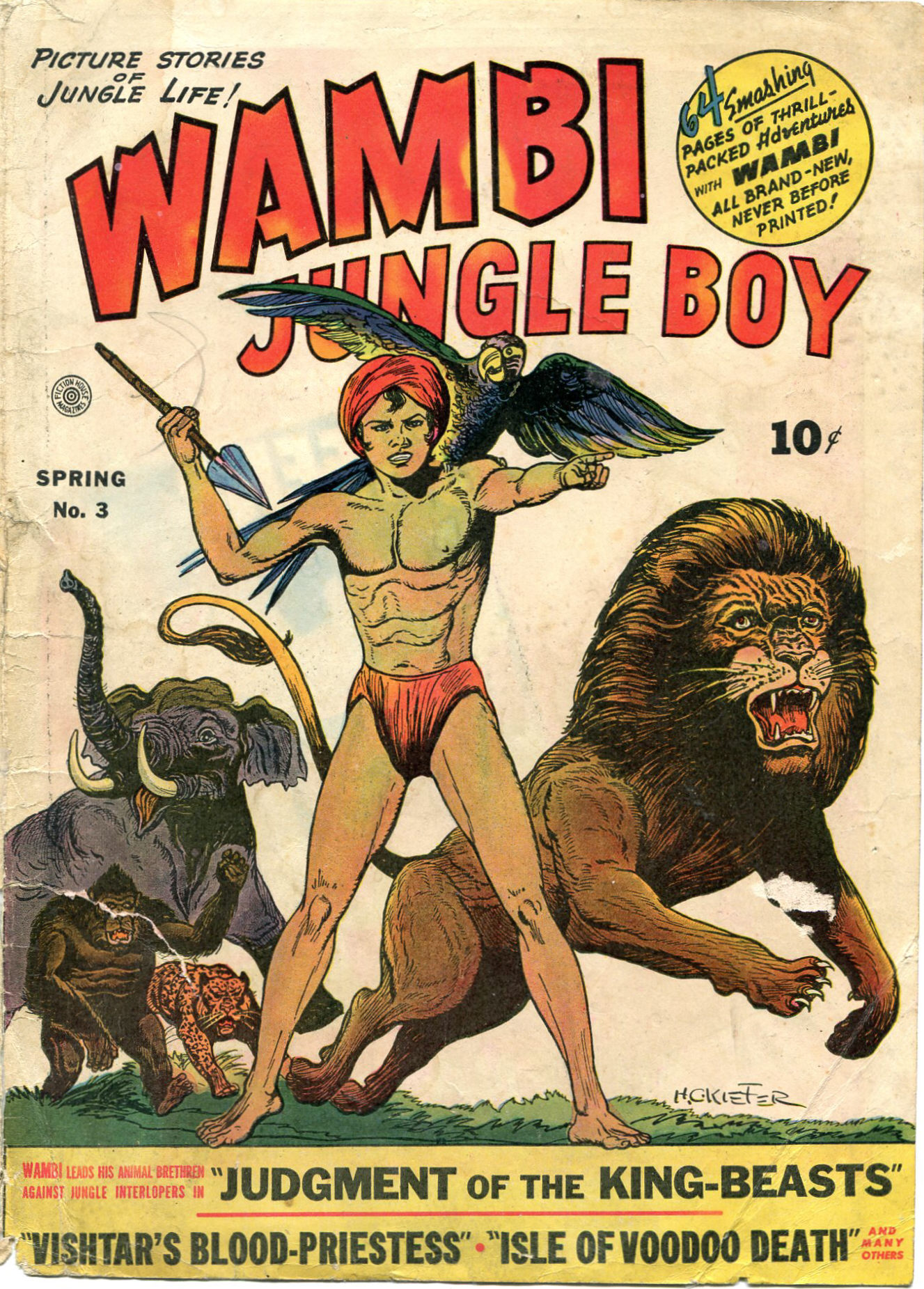 Read online Wambi Jungle Boy comic -  Issue #3 - 1