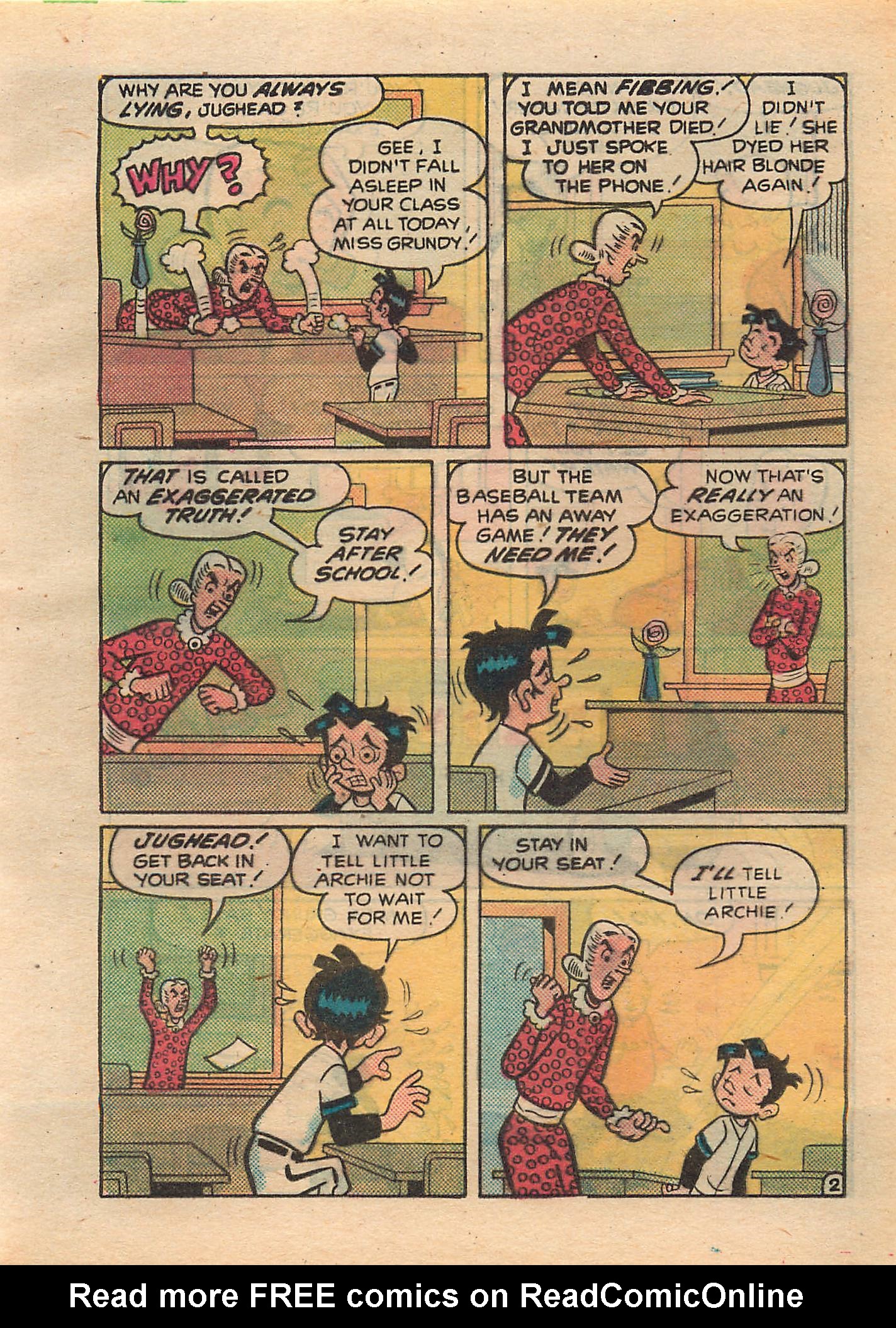 Read online Little Archie Comics Digest Magazine comic -  Issue #7 - 104