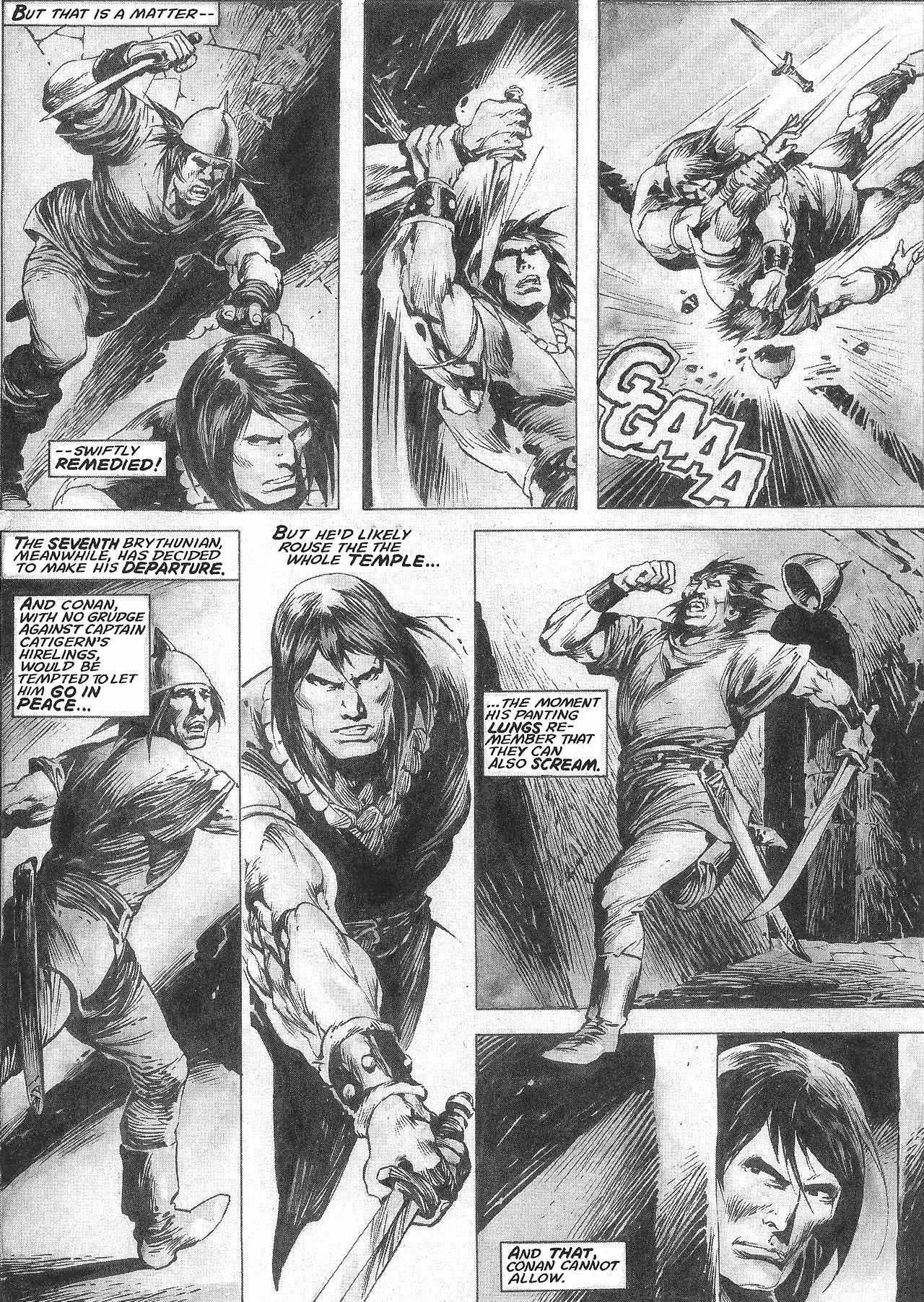 Read online The Savage Sword Of Conan comic -  Issue #209 - 34