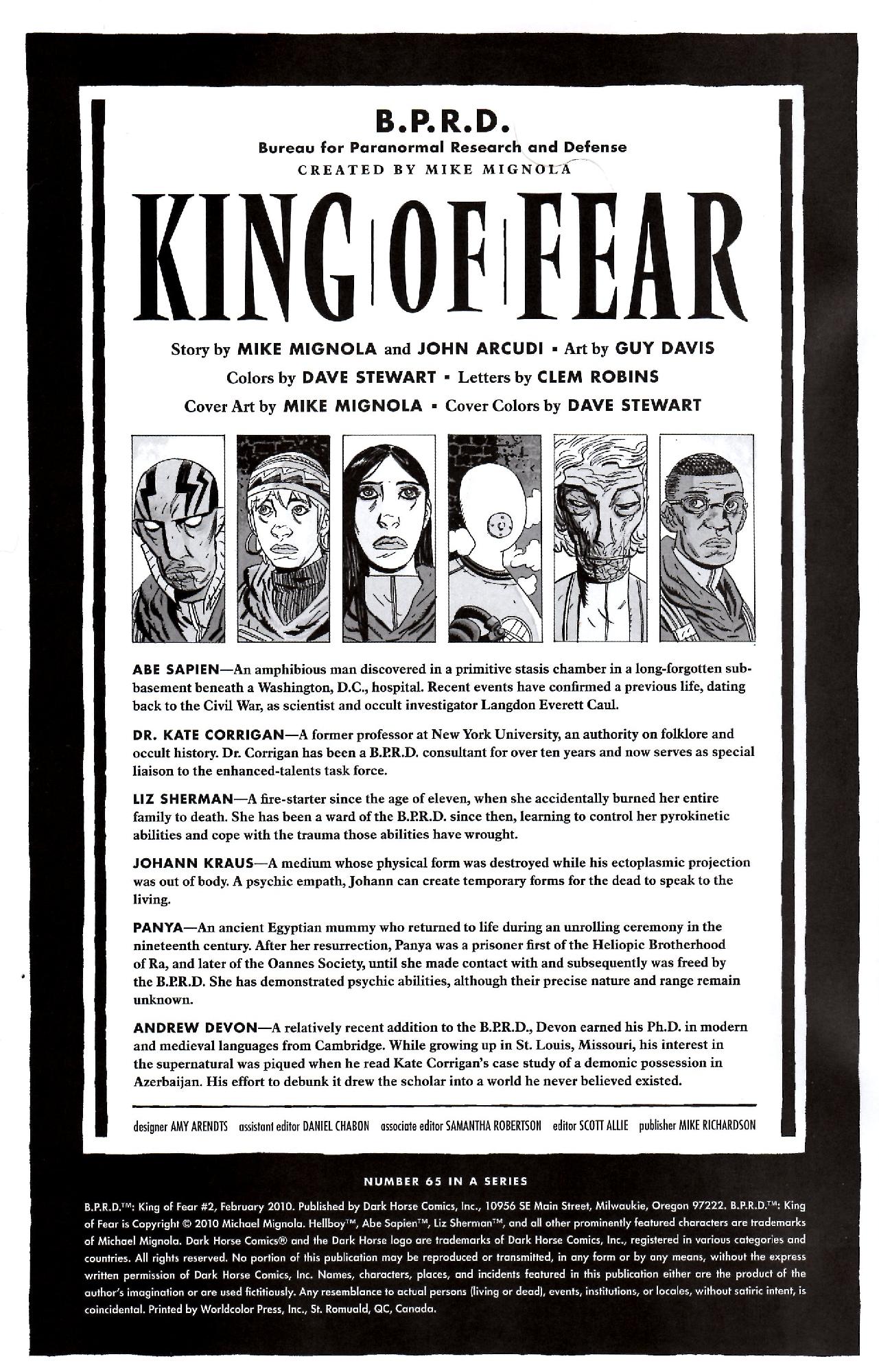 Read online B.P.R.D.: King of Fear comic -  Issue #2 - 2