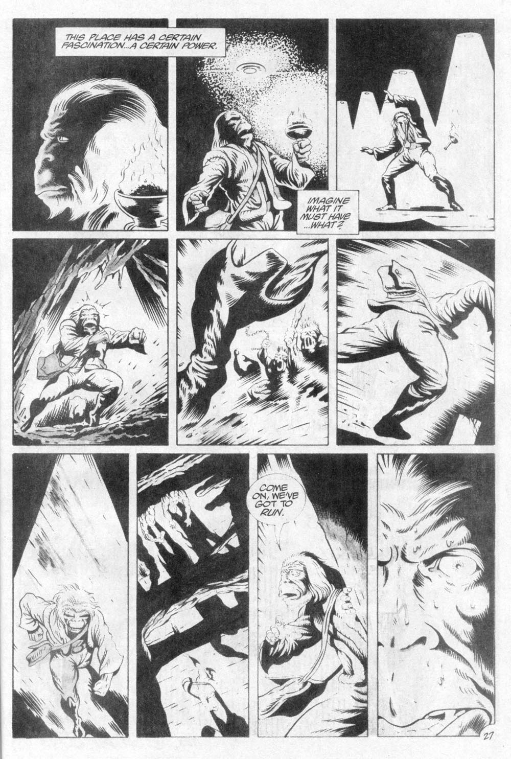 Read online Planet of the Apes (1990) comic -  Issue #1 - 32