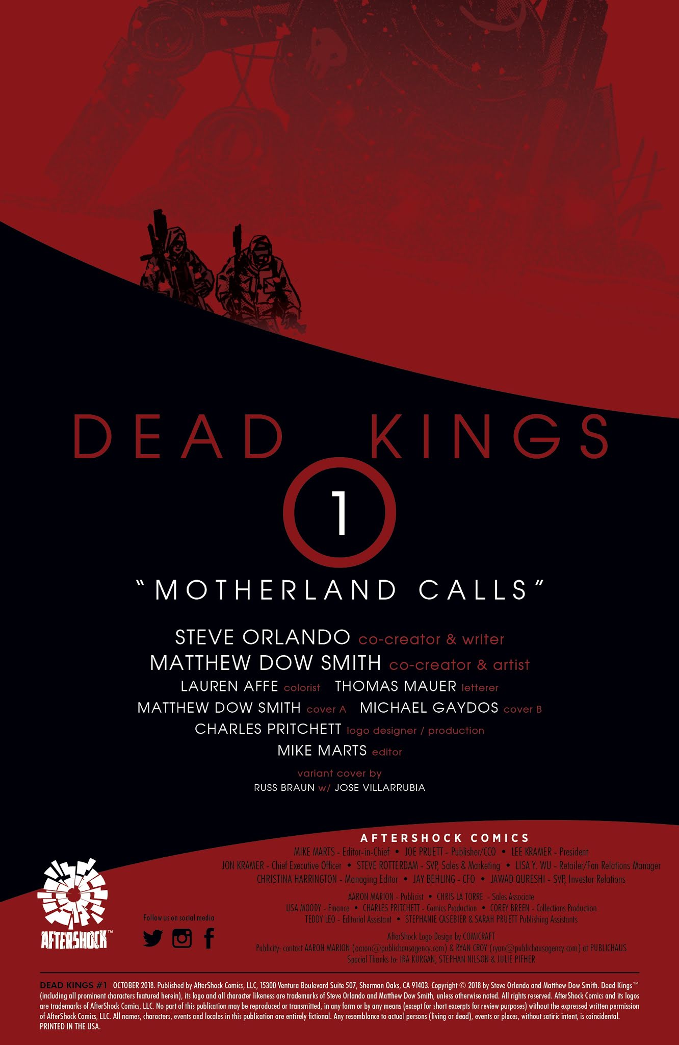 Read online Dead Kings comic -  Issue #1 - 2