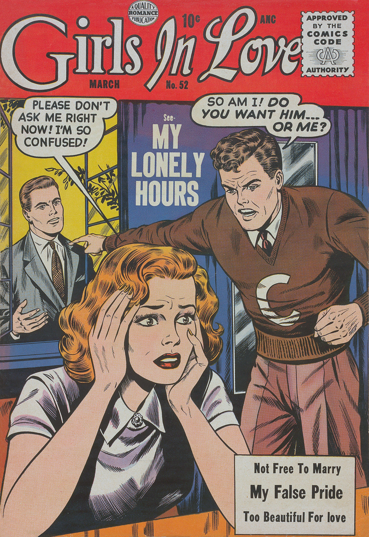 Read online Girls in Love (1955) comic -  Issue #52 - 1