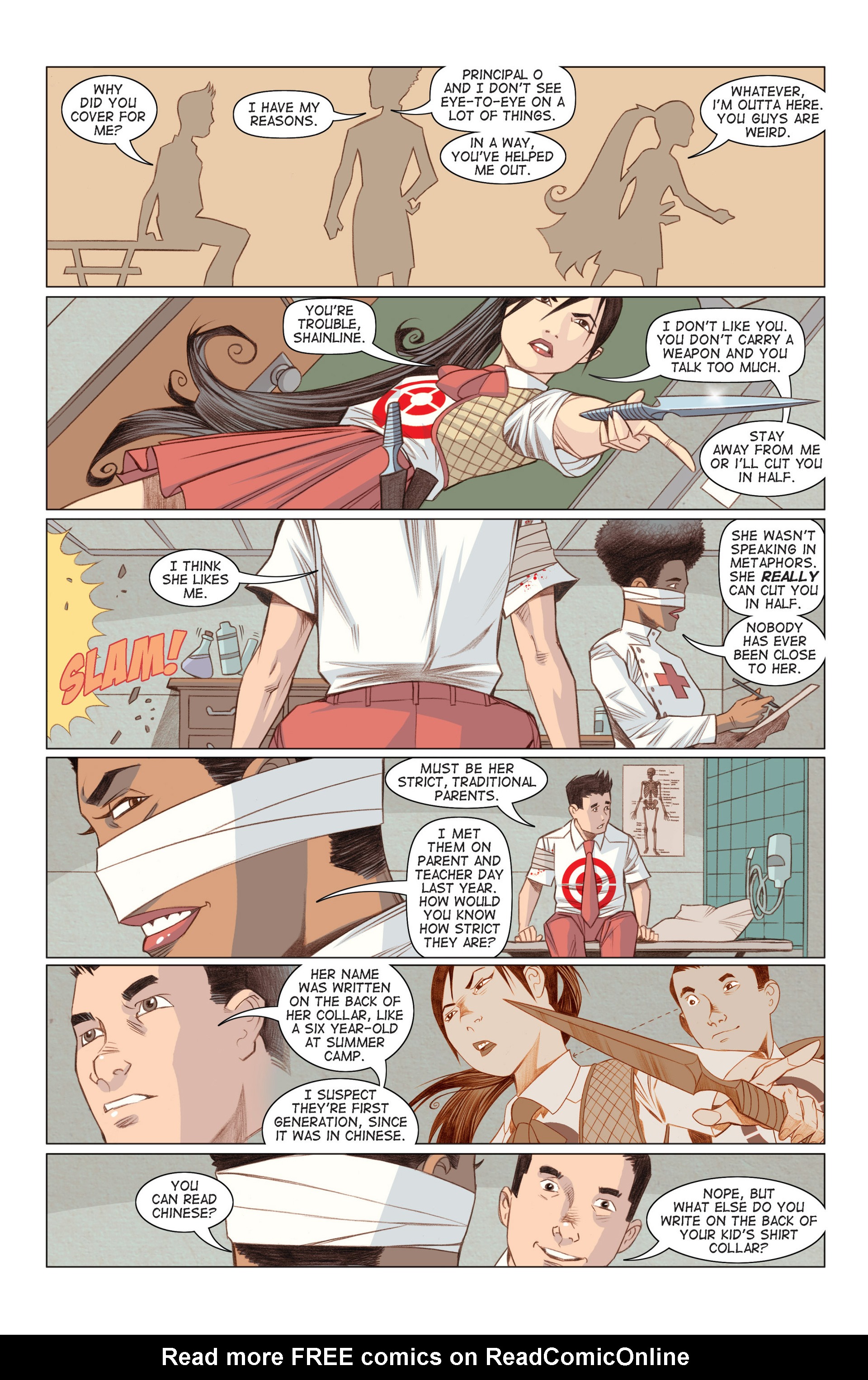 Read online Five Weapons comic -  Issue #1 - 14