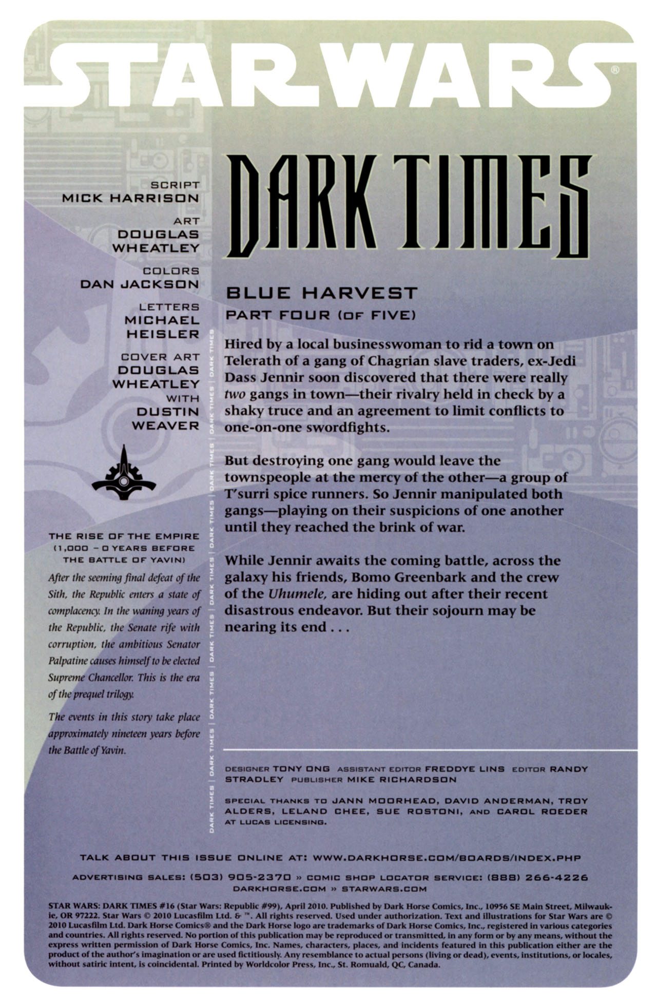 Read online Star Wars: Dark Times comic -  Issue #16 - Blue Harvest, Part 4 - 2