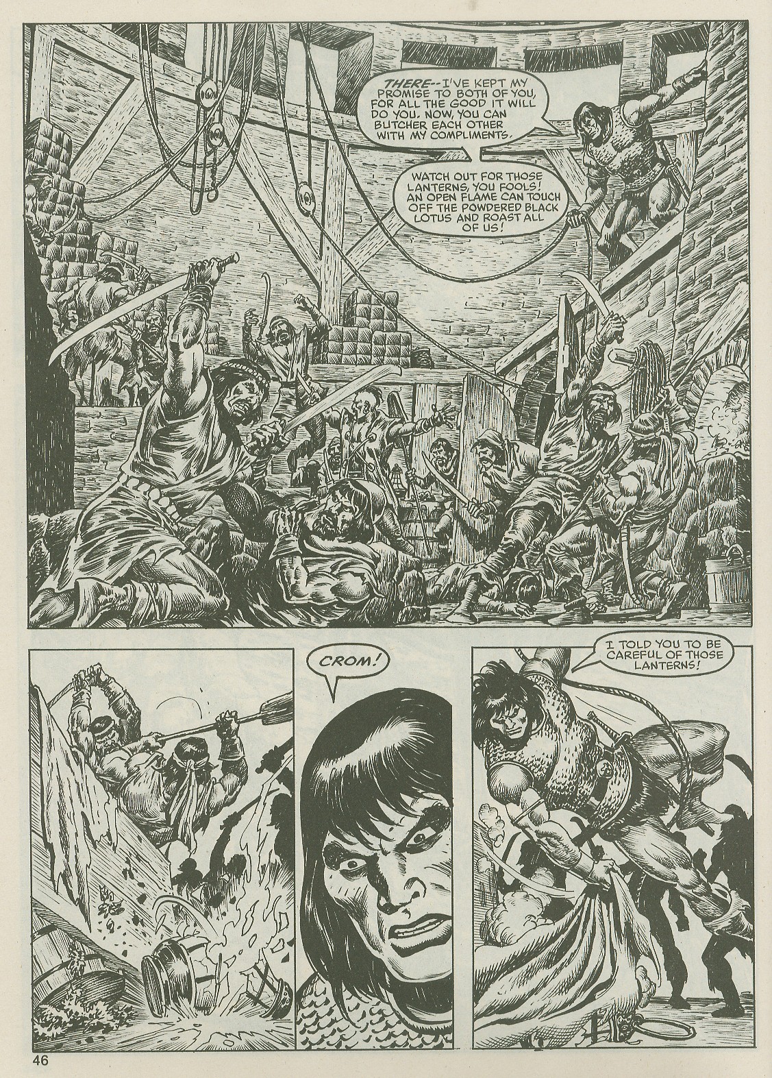 Read online The Savage Sword Of Conan comic -  Issue #122 - 46