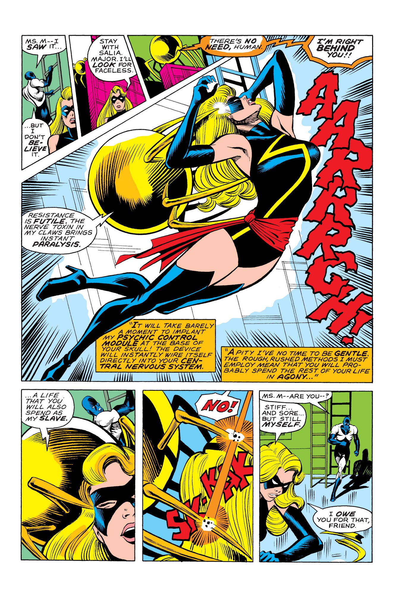 Read online Marvel Masterworks: Ms. Marvel comic -  Issue # TPB 2 - 166